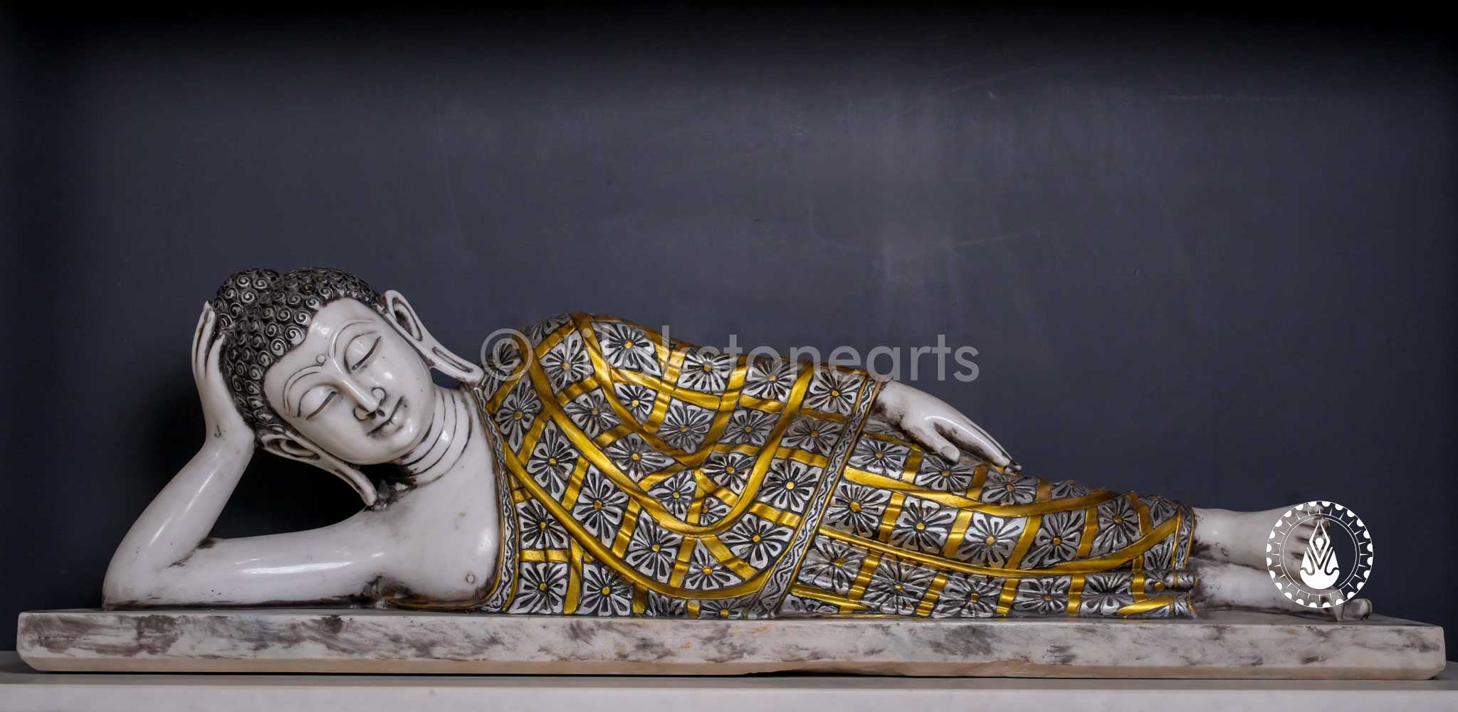 Buddha Ji 8" | Antique Marble