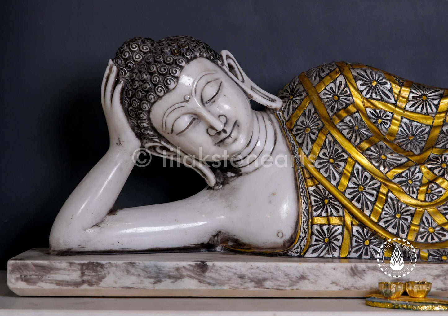 Buddha Ji 8" | Antique Marble