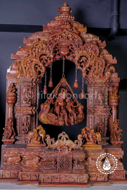 Radha Krishna Antarang Jhula 30" | Oakwood Stone