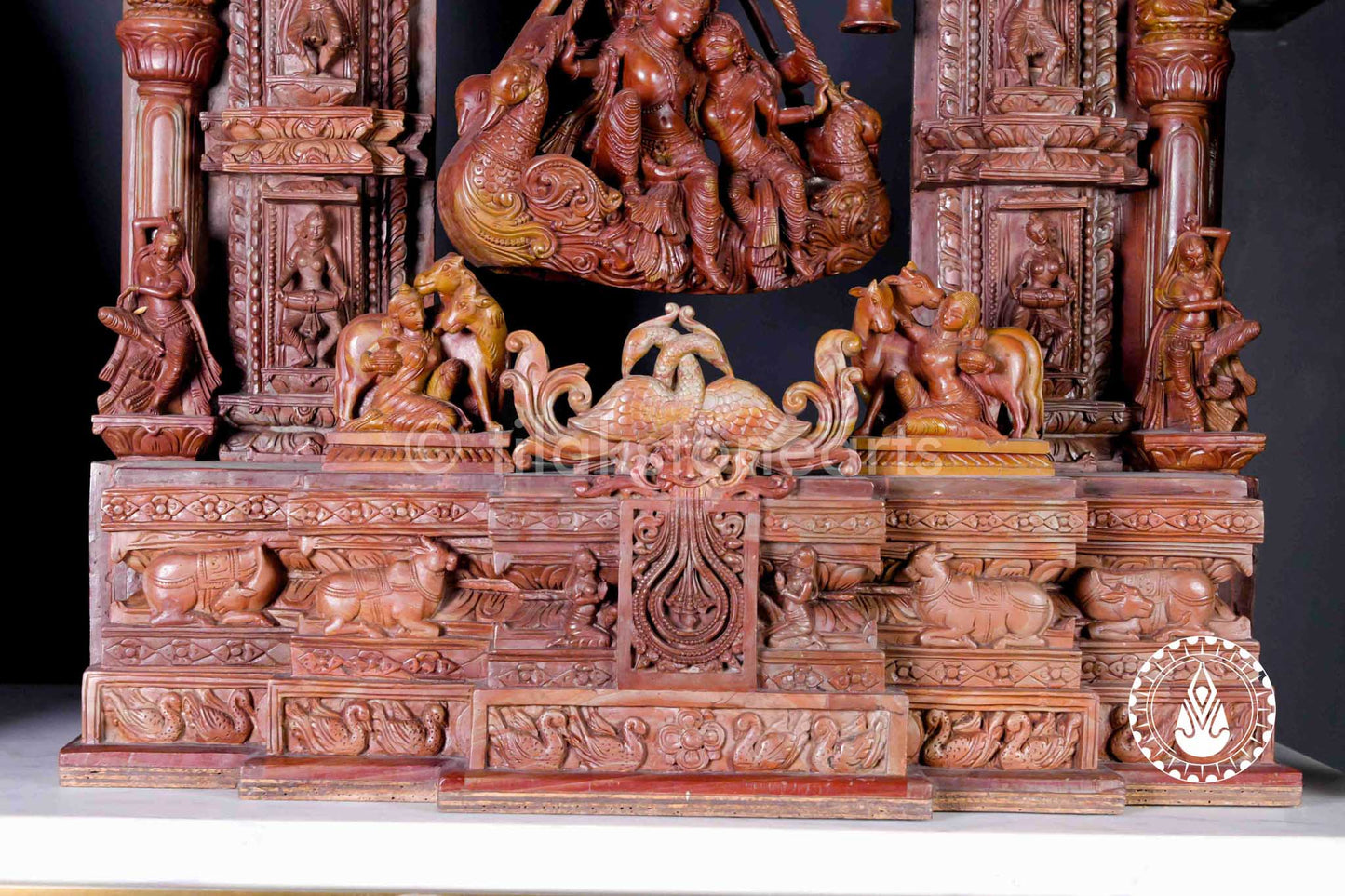 Radha Krishna Antarang Jhula 30" | Oakwood Stone