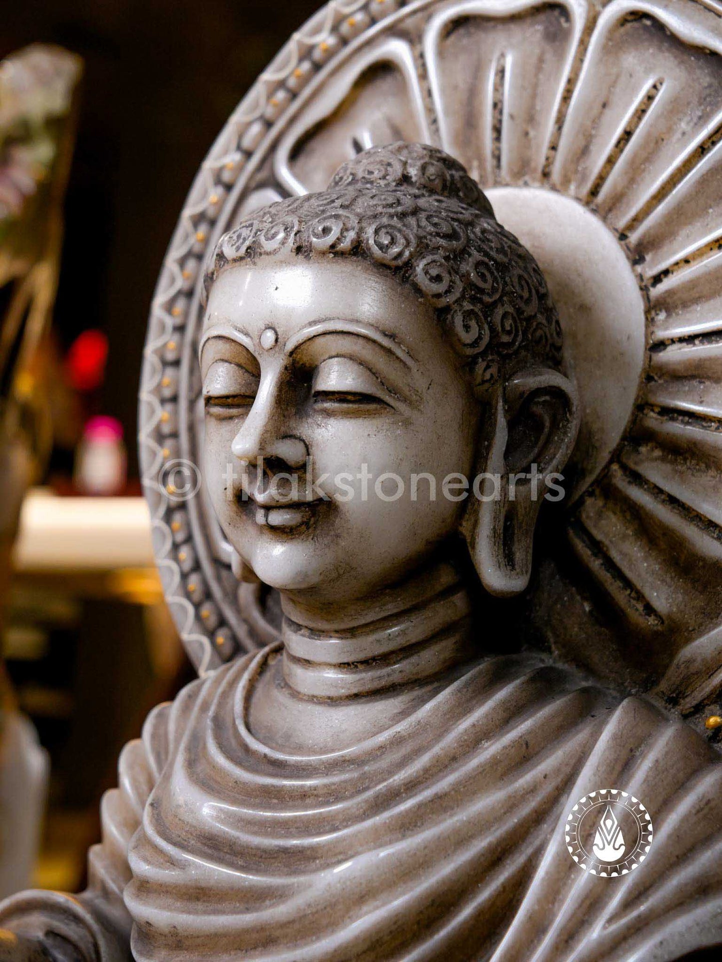 Buddha Ji 31" | Antique Marble