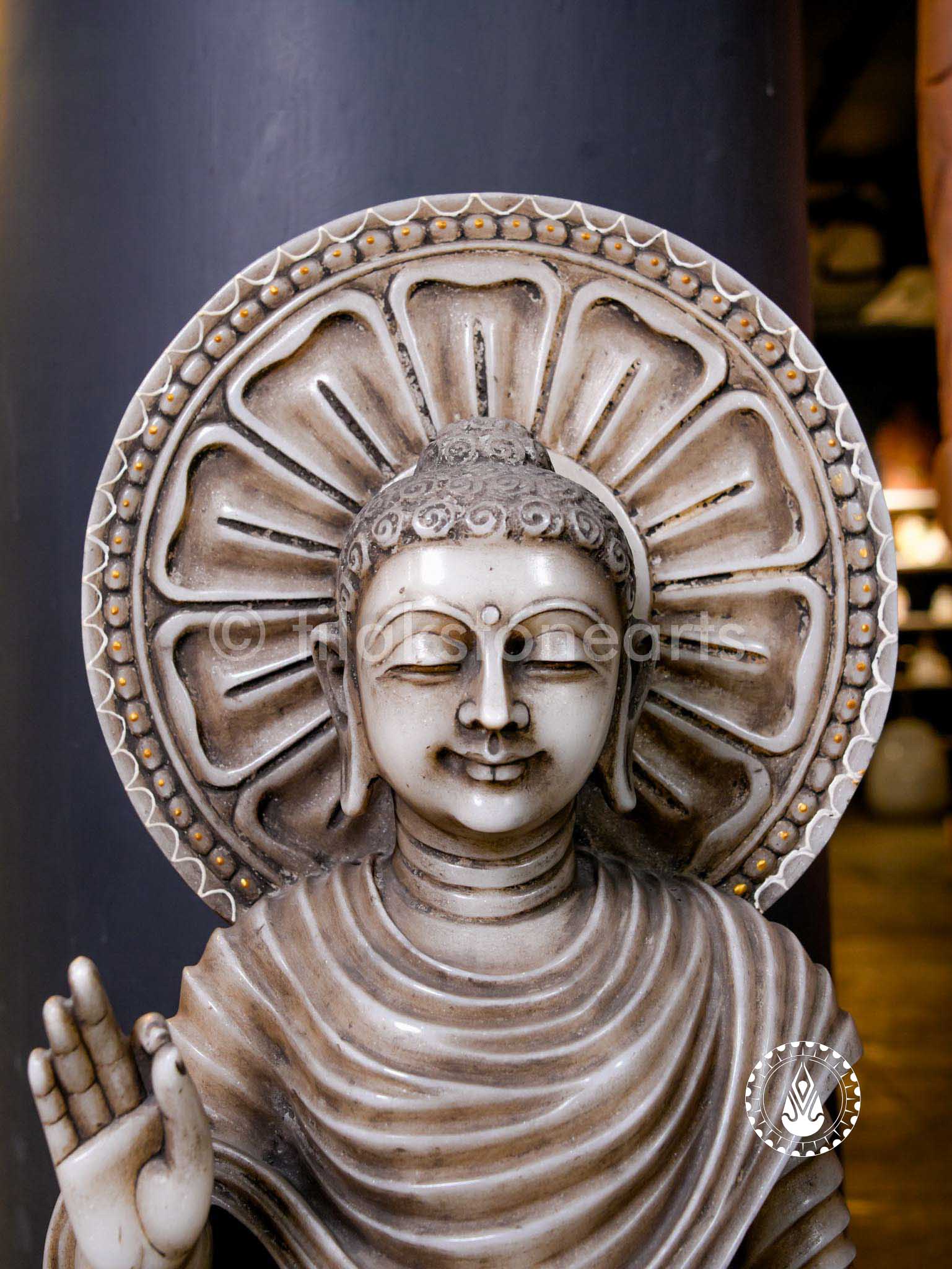 Buddha Ji 31" | Antique Marble