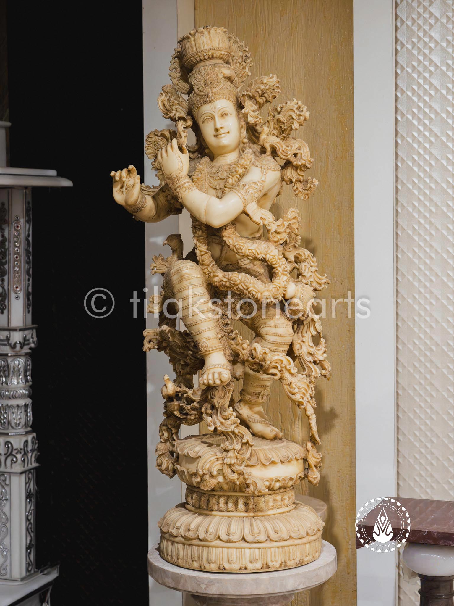 Krishna Kalakari 45" | Cultured Marble