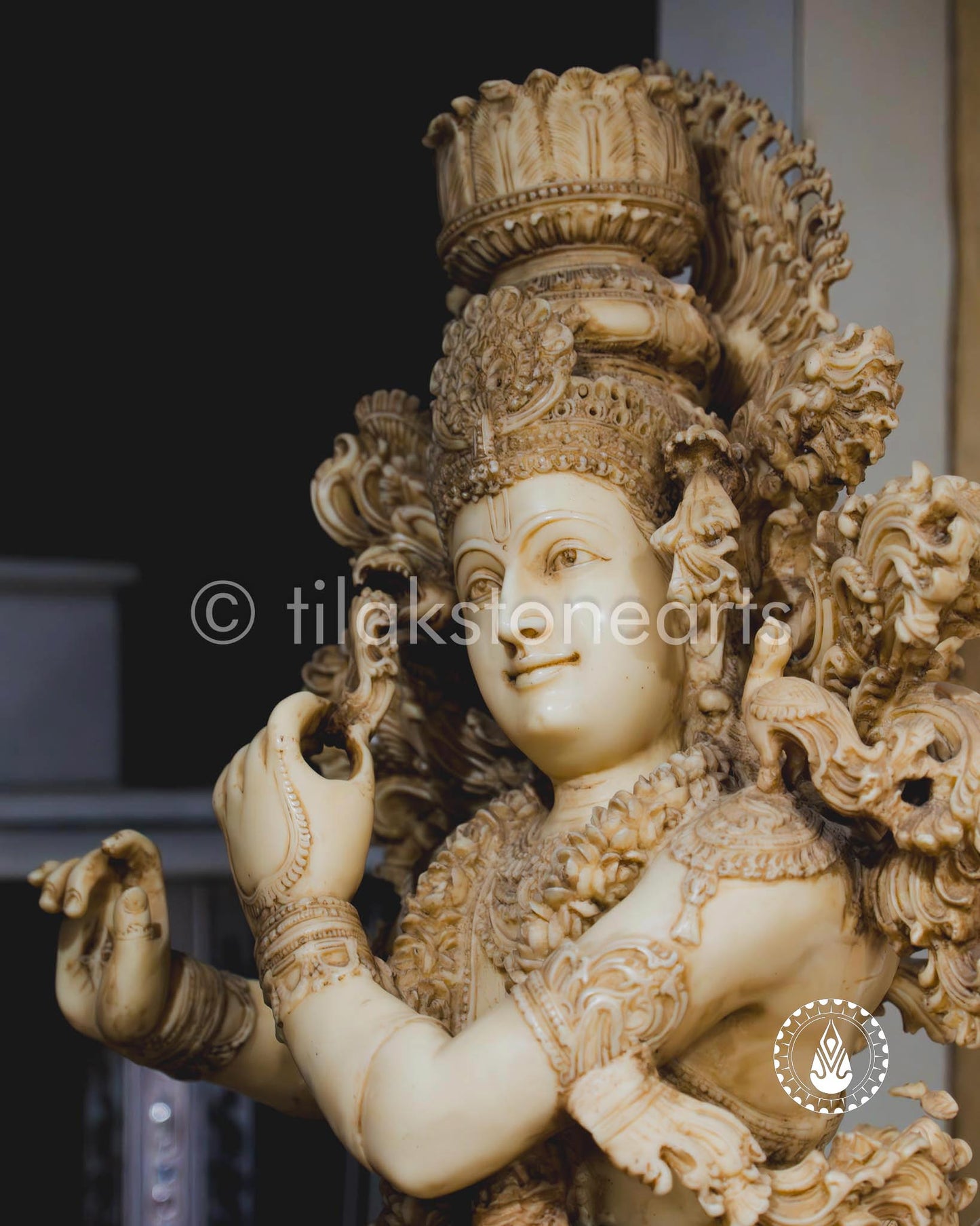 Krishna Kalakari 45" | Cultured Marble
