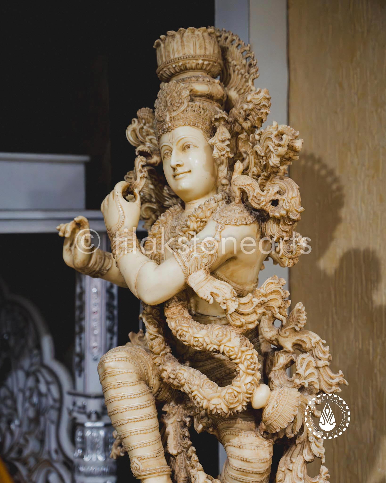Krishna Kalakari 45" | Cultured Marble