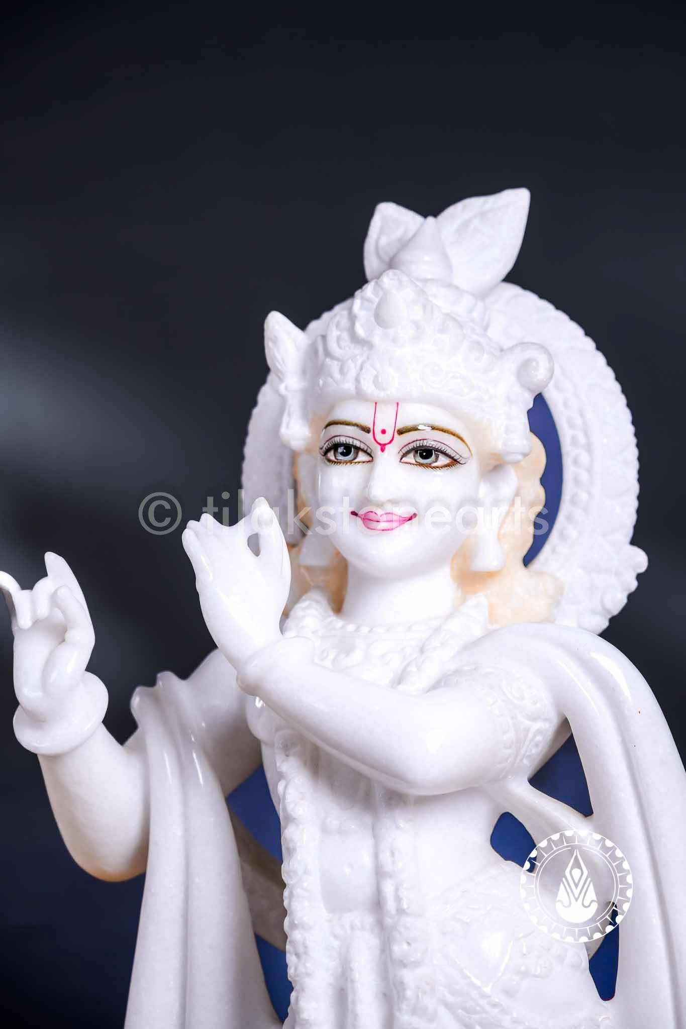 Radha Krishna 24" | Swiss White (Imported)