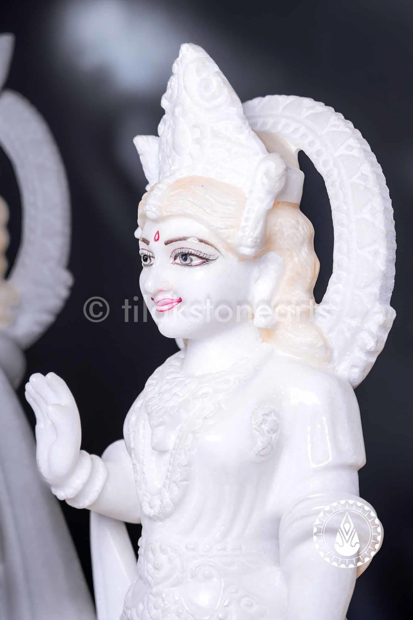 Radha Krishna 24" | Swiss White (Imported)