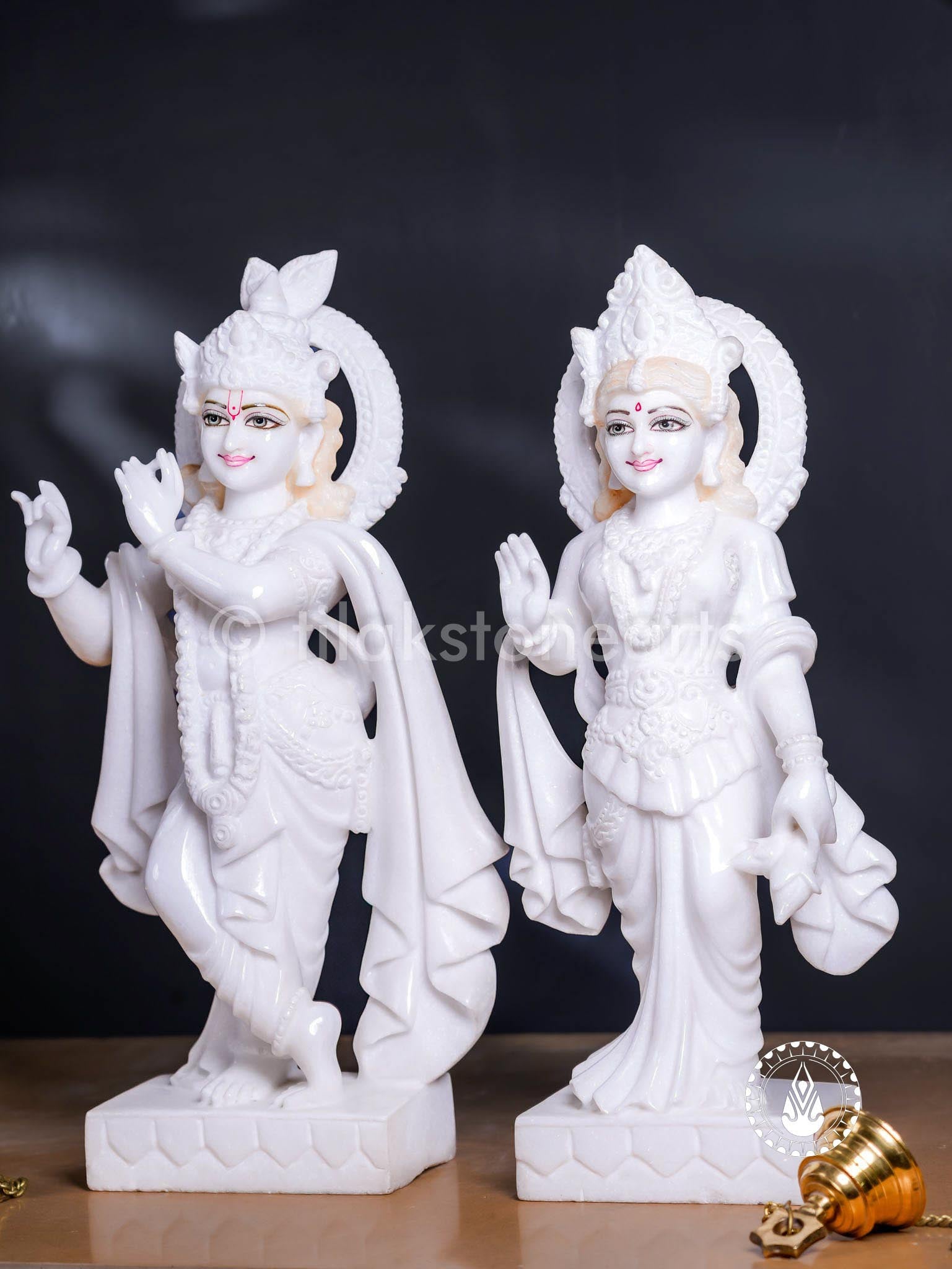 Radha Krishna 24" | Swiss White (Imported)