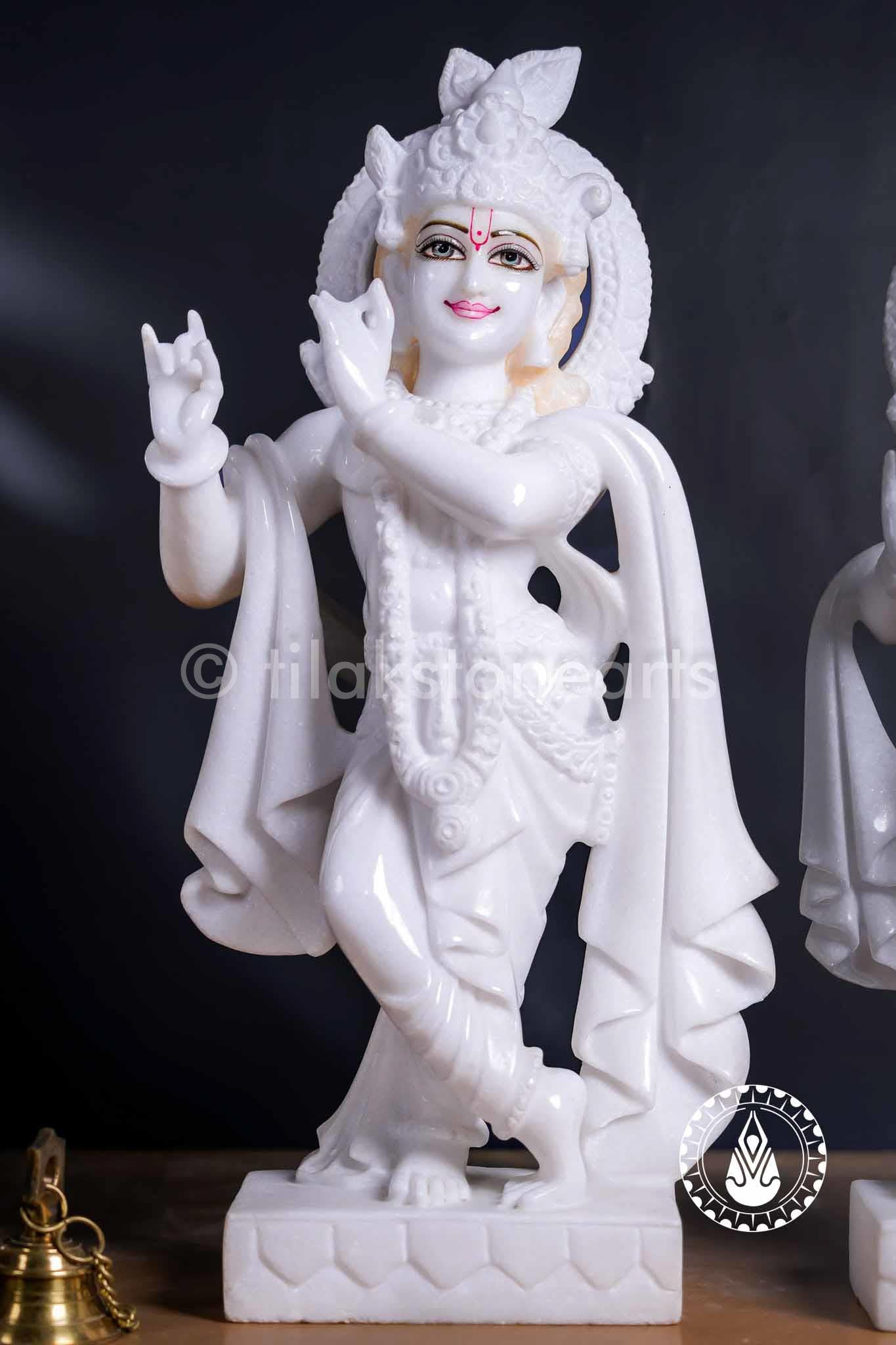 Radha Krishna 24" | Swiss White (Imported)