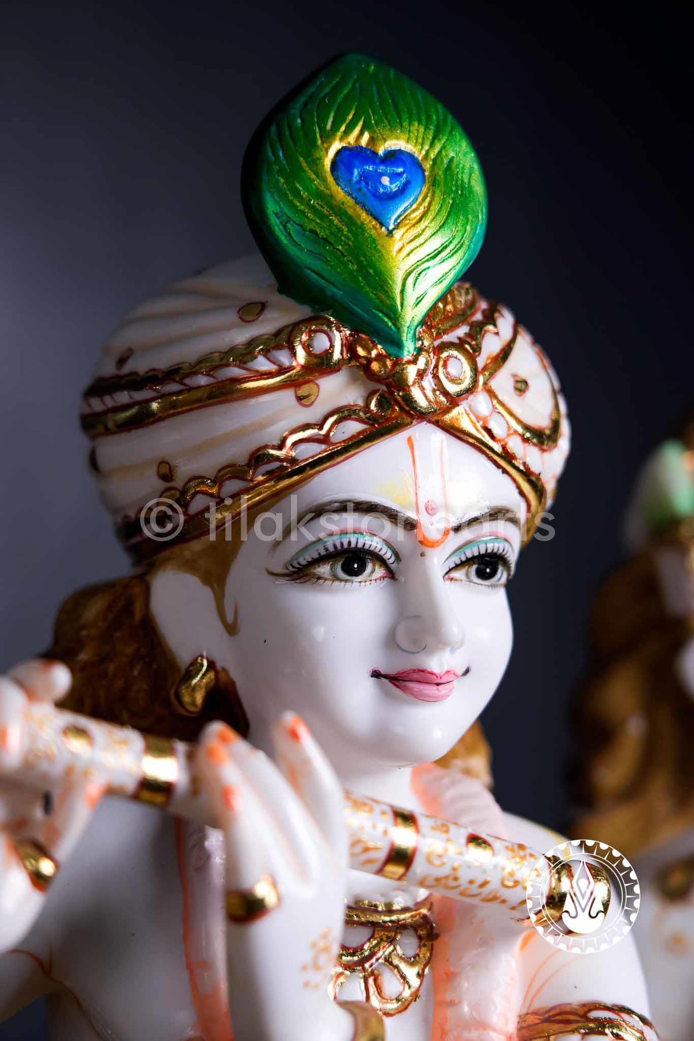 Radha Krishna 27" | Cultured Marble