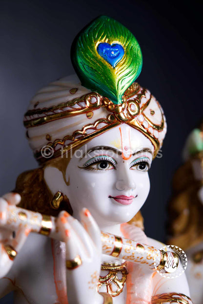 Radha Krishna 27" | Cultured Marble