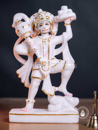 Hanuman Ji 12" | Swiss White (Imported)