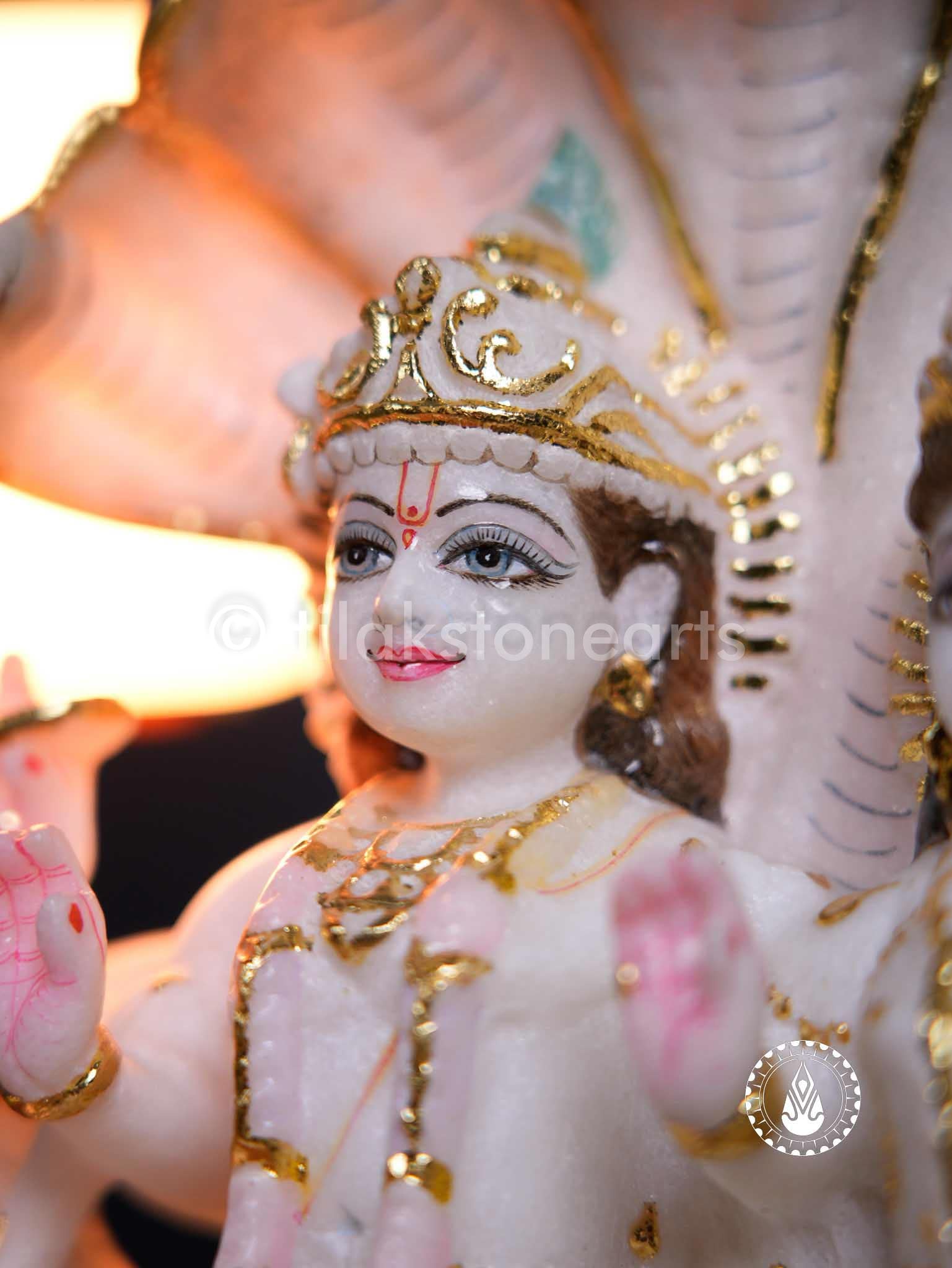Vishnu Laxmi 9" | Swiss White (Imported)