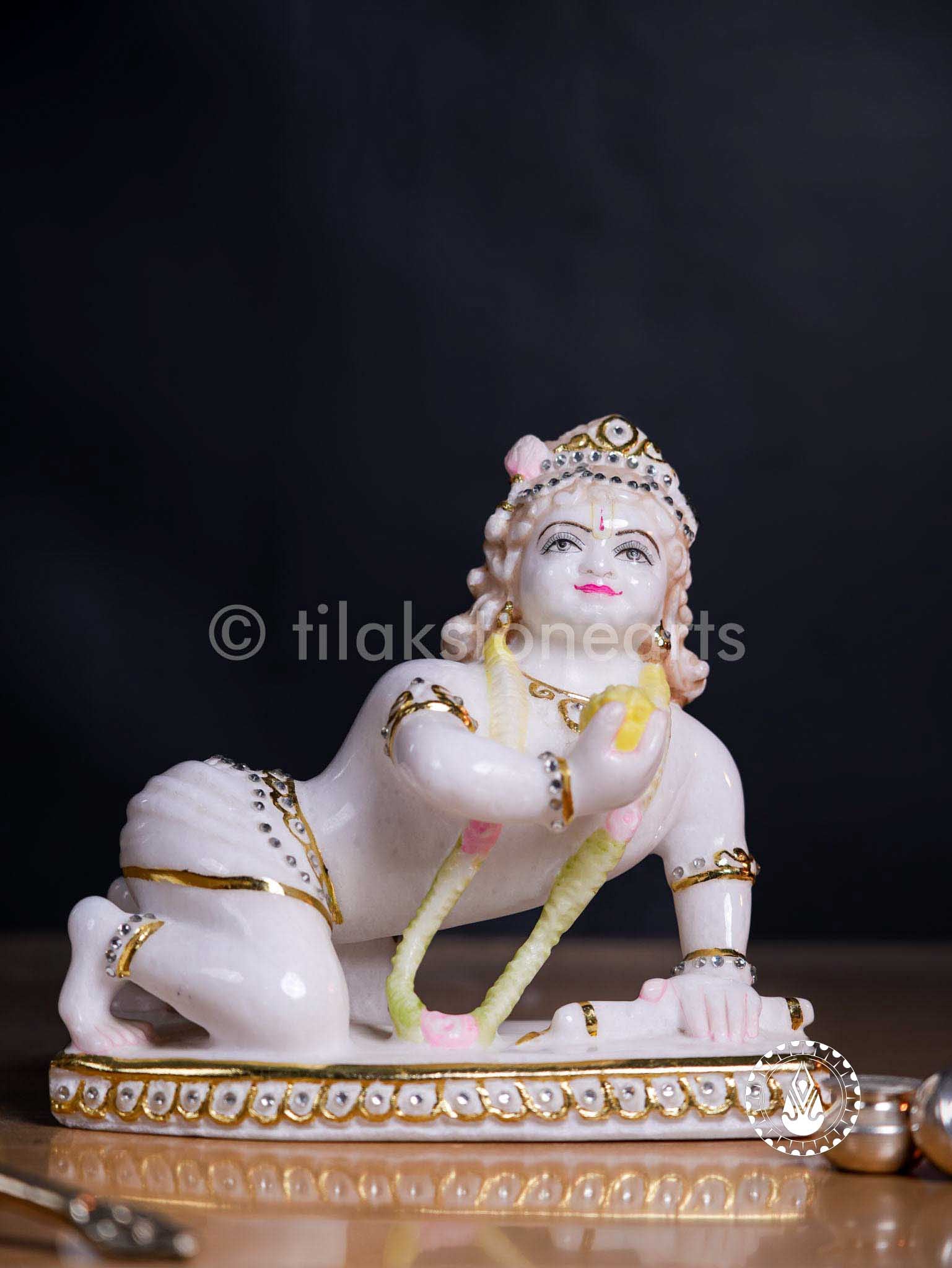 Laddu Gopal 9" | Swiss White (Imported)