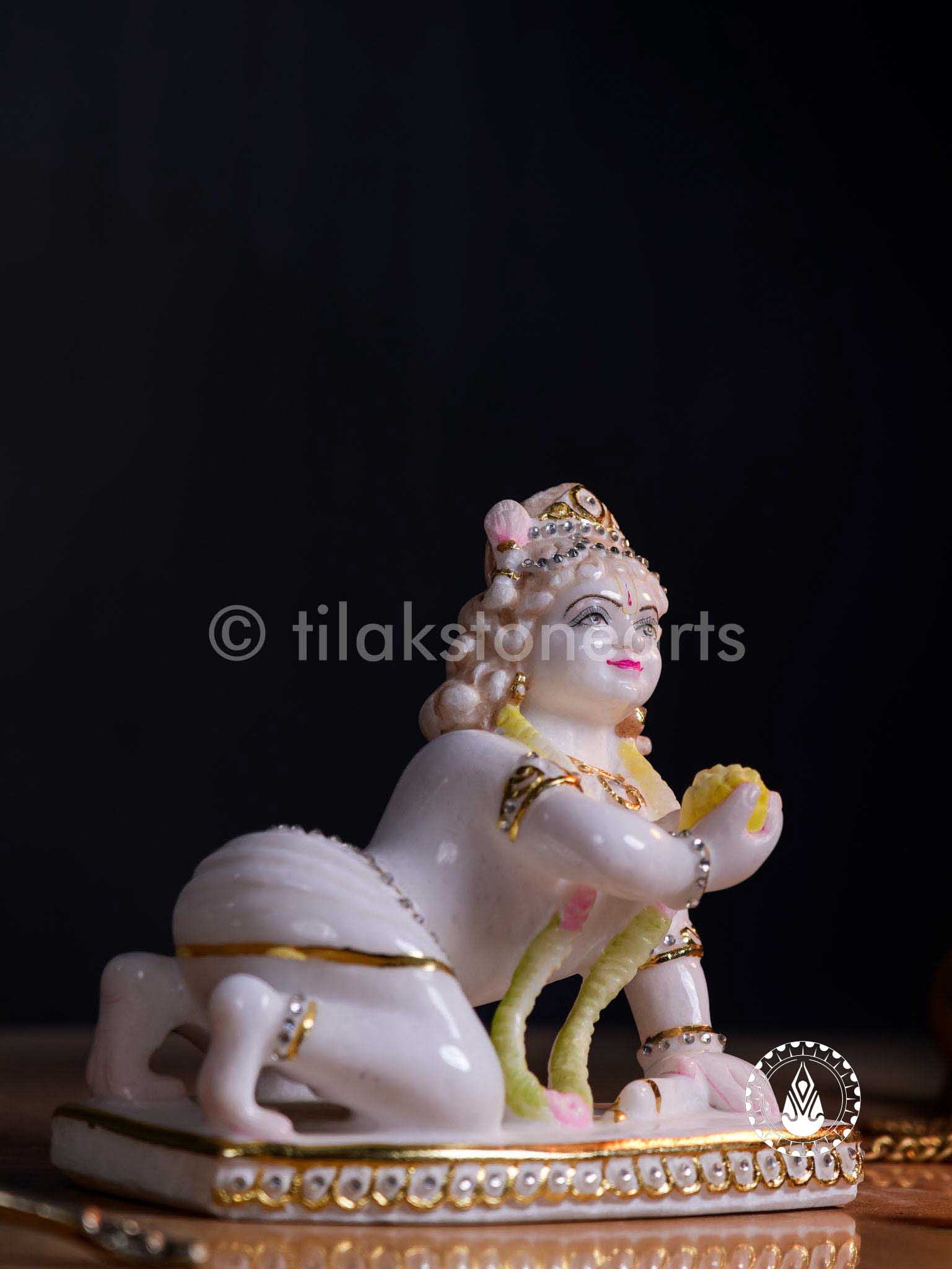 Laddu Gopal 9" | Swiss White (Imported)