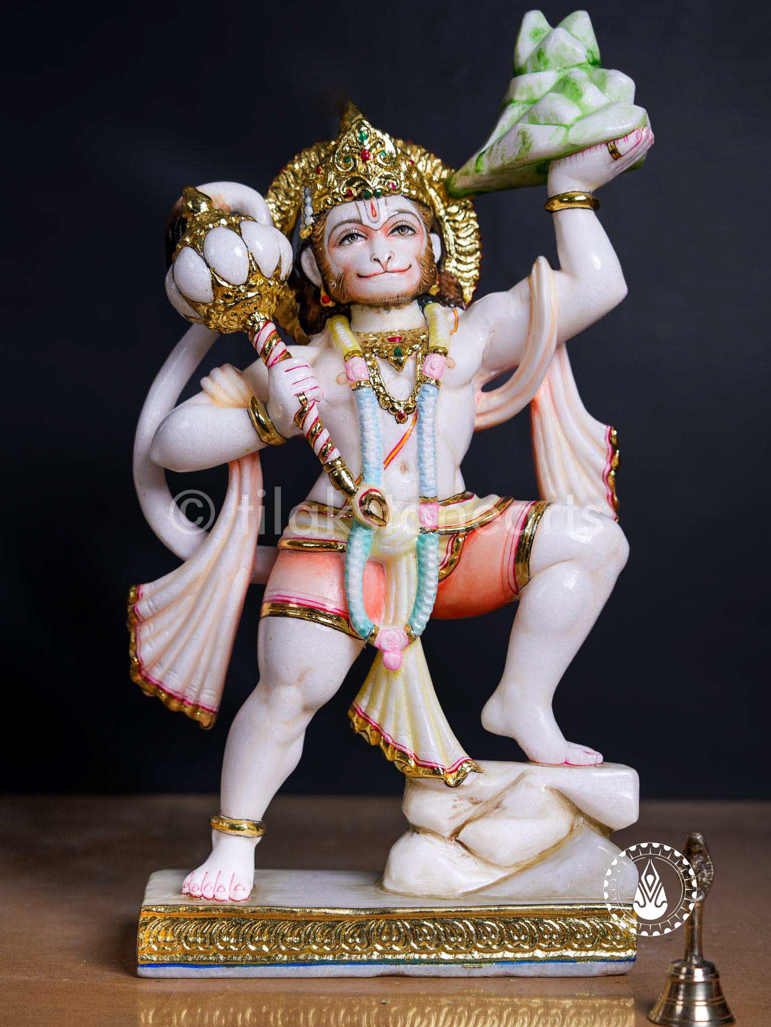 Hanuman Ji 20" | Swiss White (Imported)