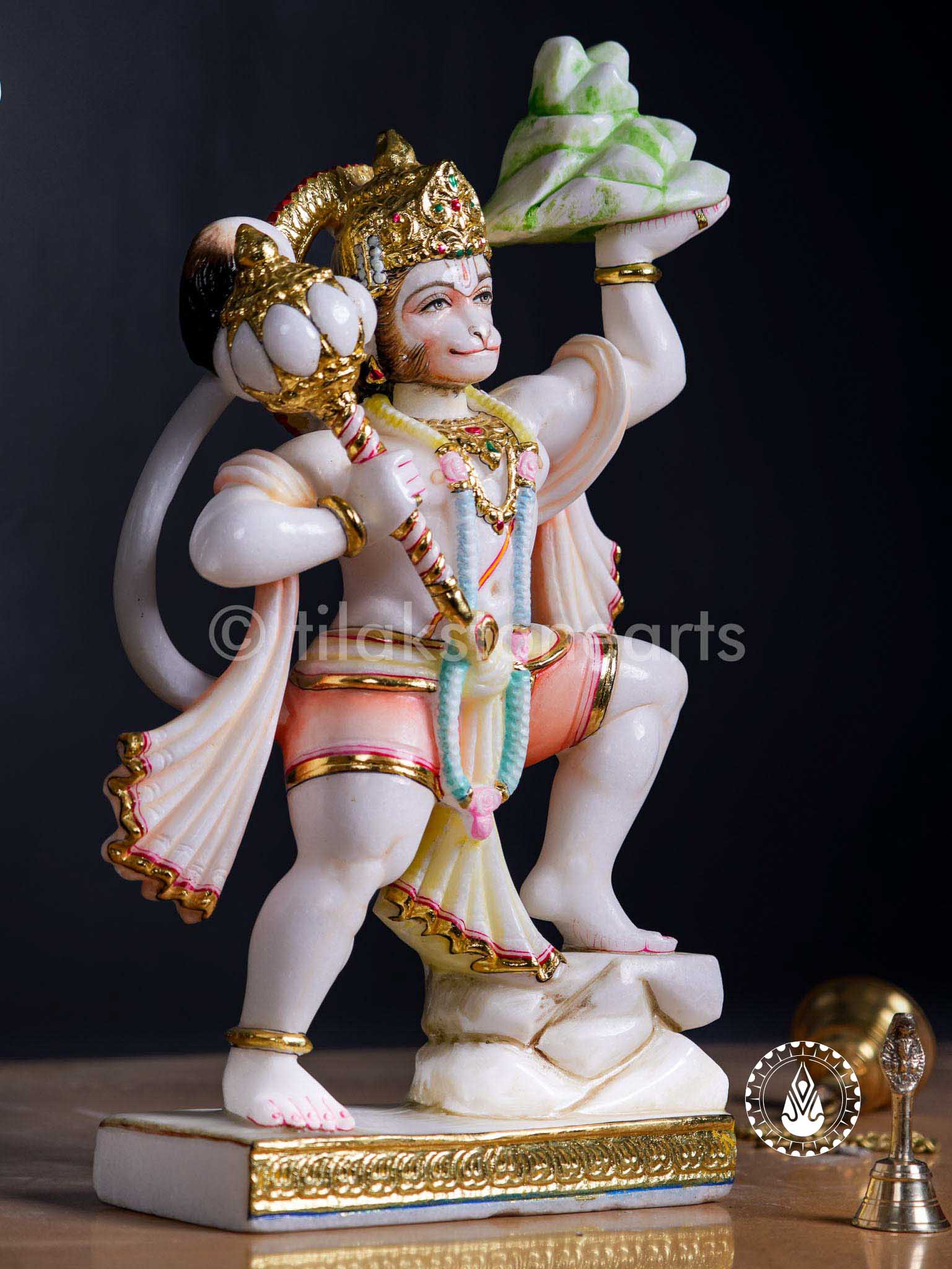 Hanuman Ji 20" | Swiss White (Imported)