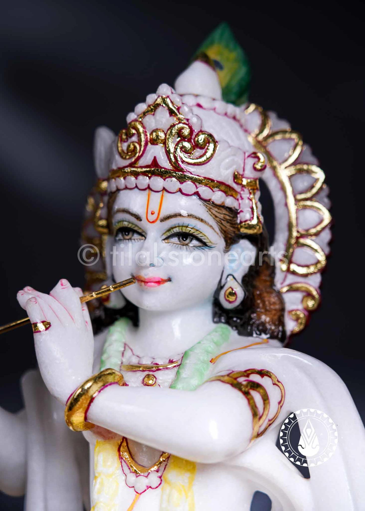 Radha Krishna 18" | Swiss White (Imported)
