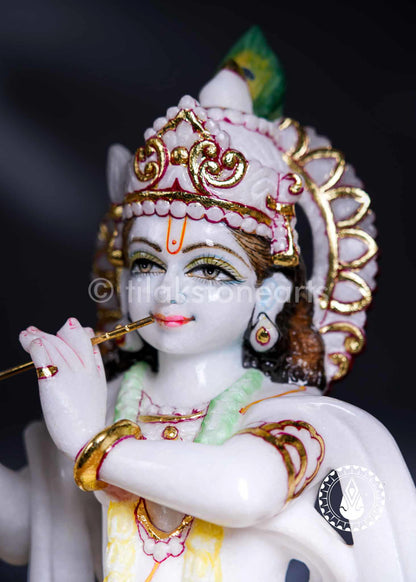Radha Krishna 18" | Swiss White (Imported)