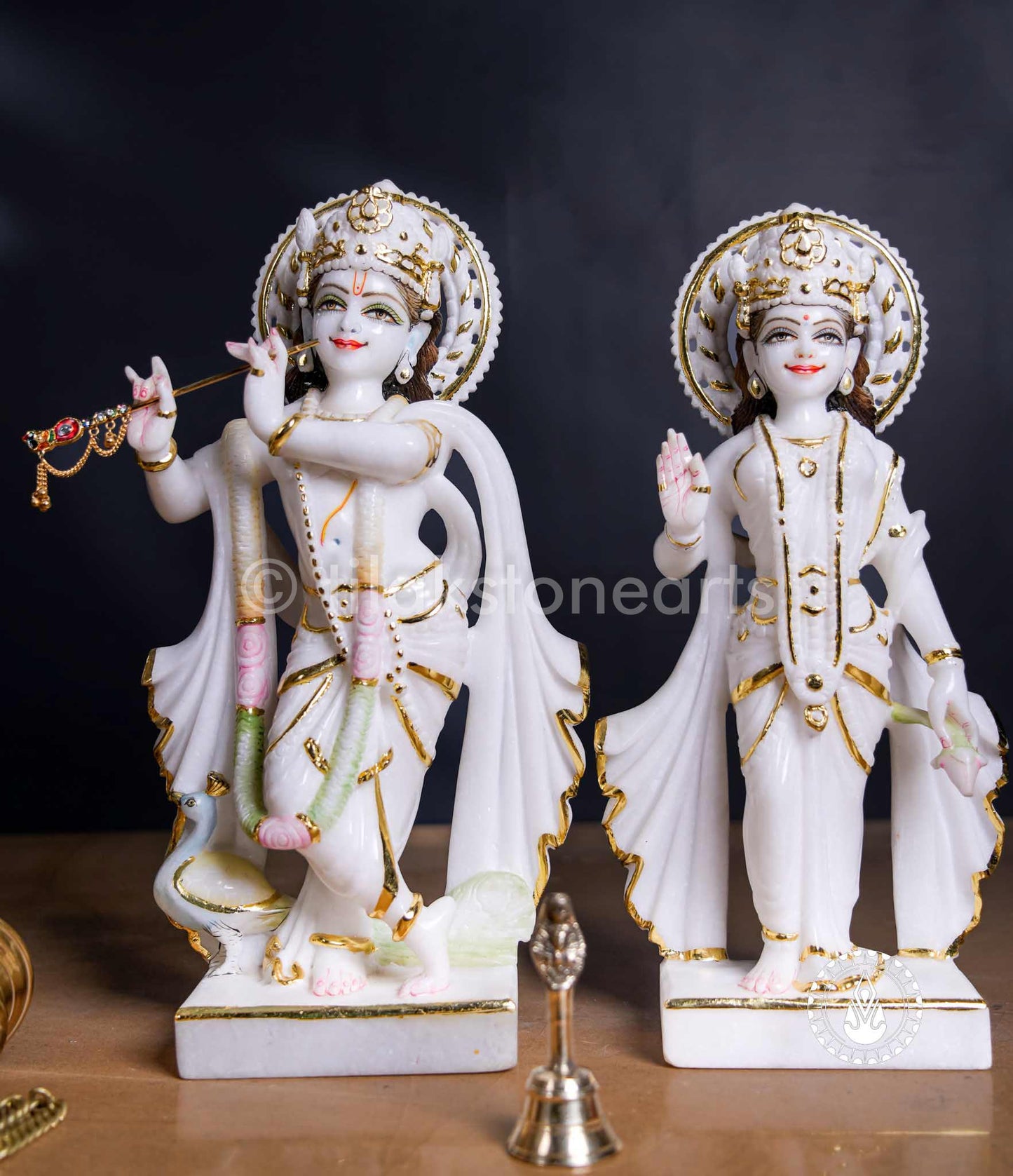 Radha Krishna 15" | Swiss White (Imported)