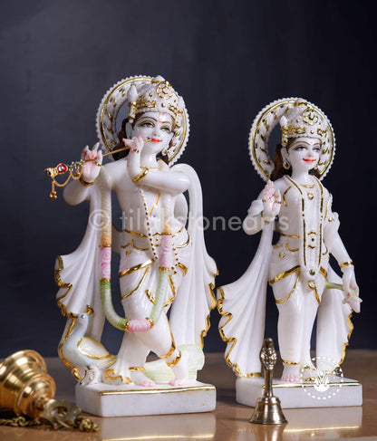 Radha Krishna 15" | Swiss White (Imported)
