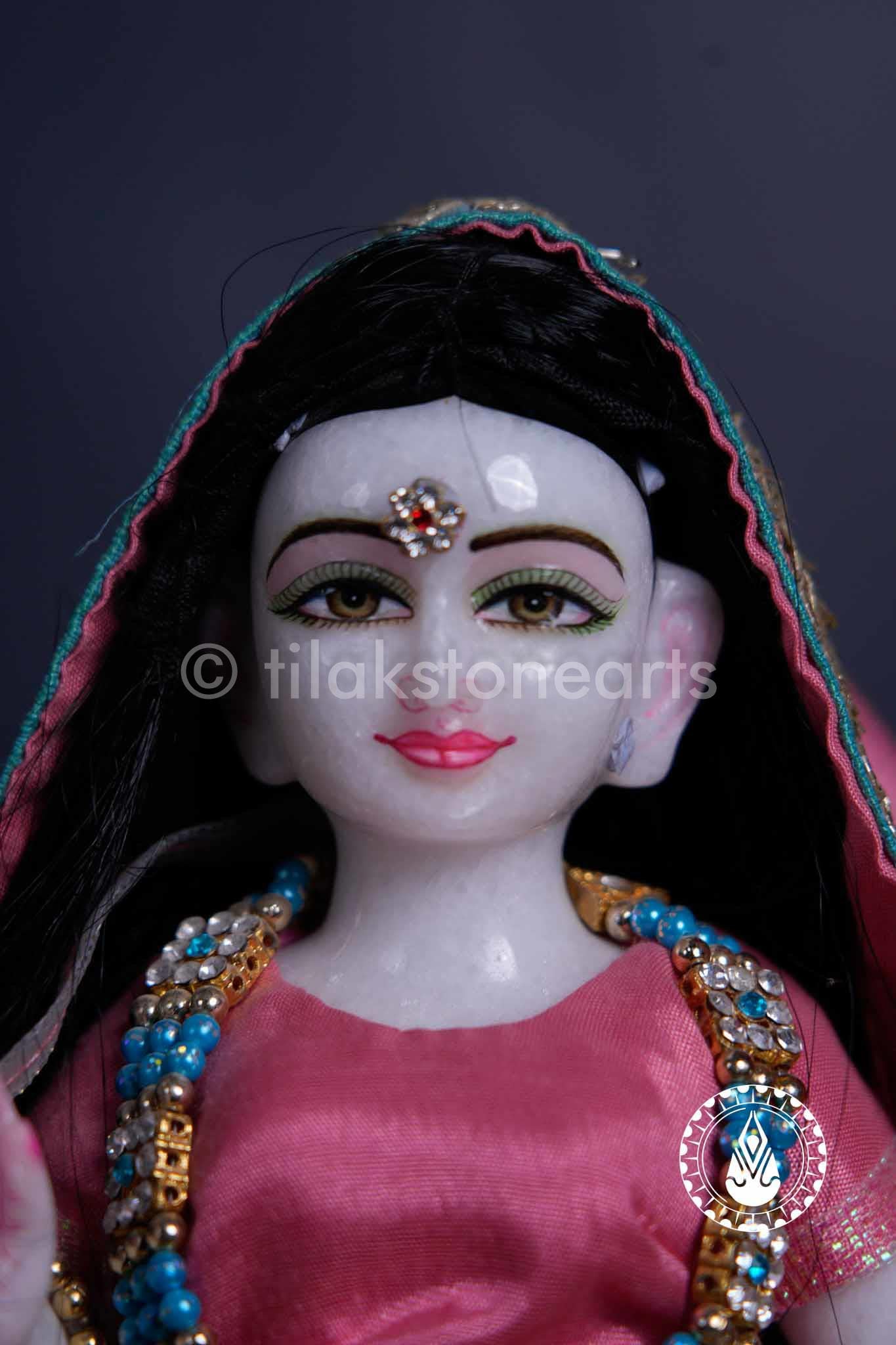 Iskon Radha Krishna 12" | Swiss White (Imported)