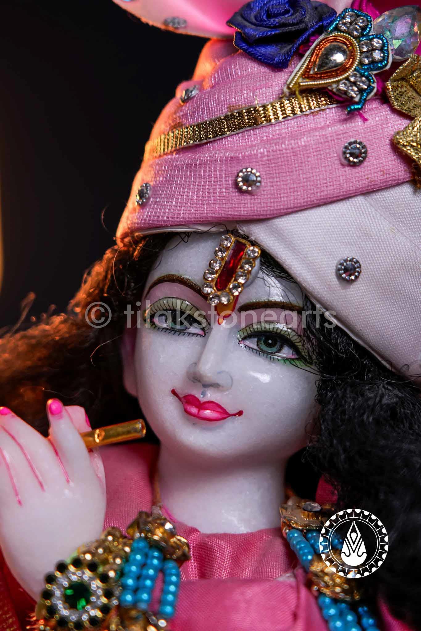 Iskon Radha Krishna 12" | Swiss White (Imported)