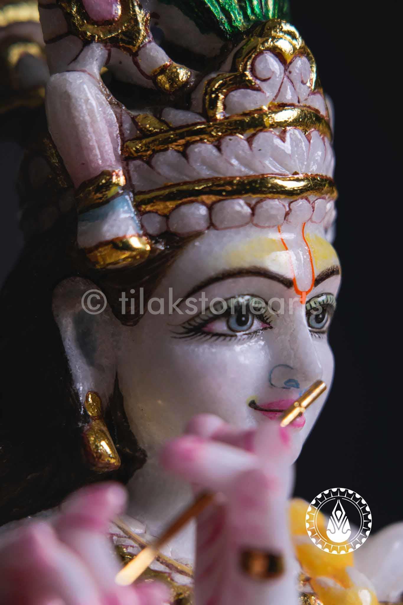 Radha Krishna 18" | Swiss White (Imported)
