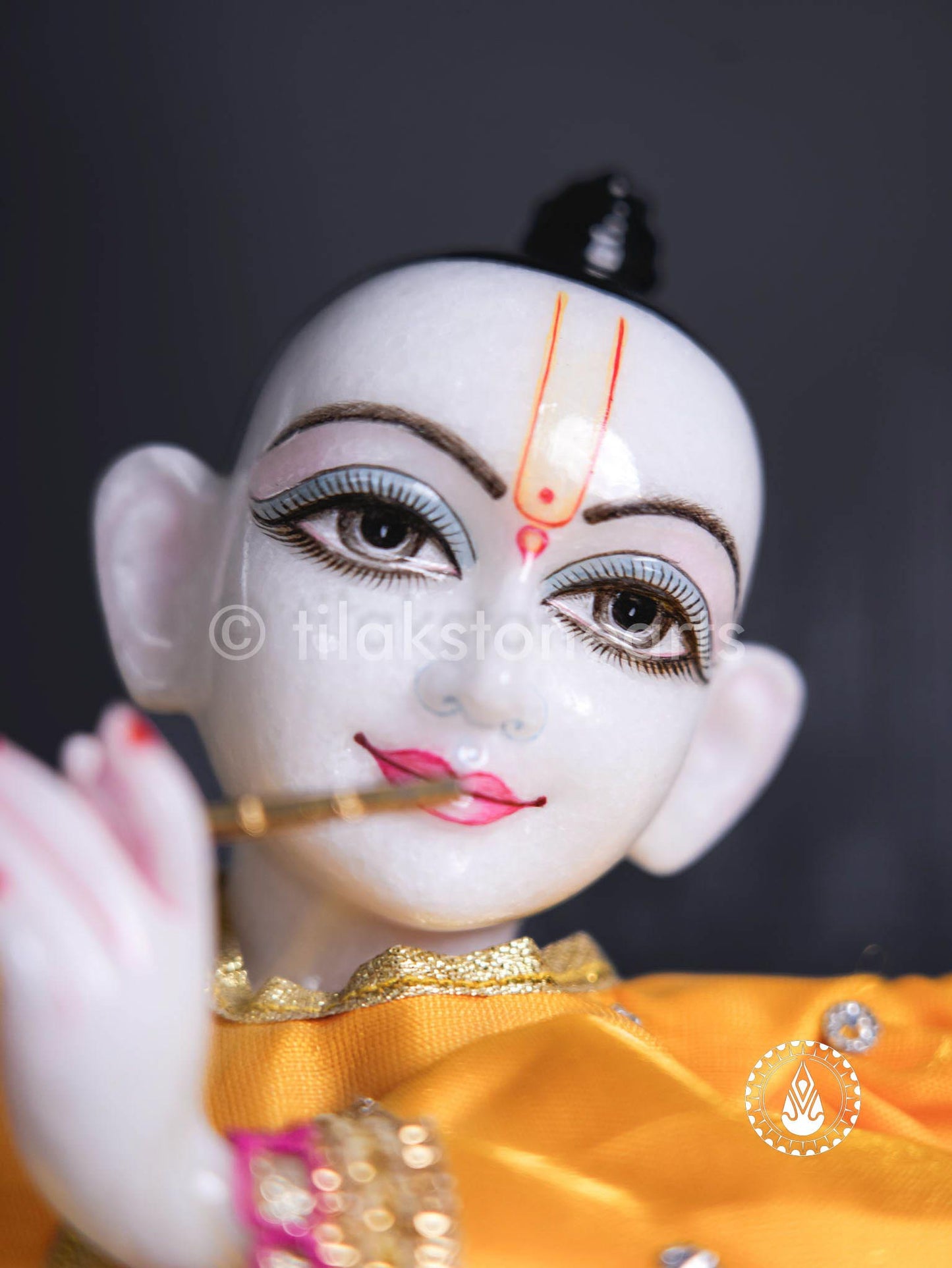 Iskcon Radha Krishna 15" | Swiss White (Imported)
