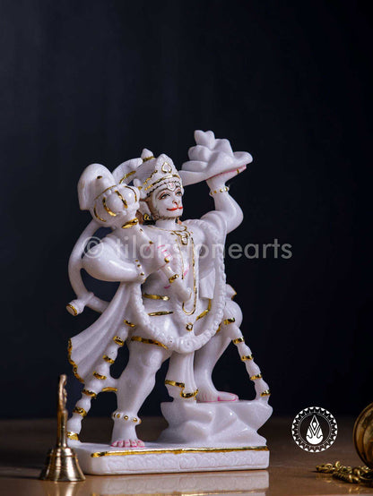 Hanuman Ji 12" | Swiss White (Imported)