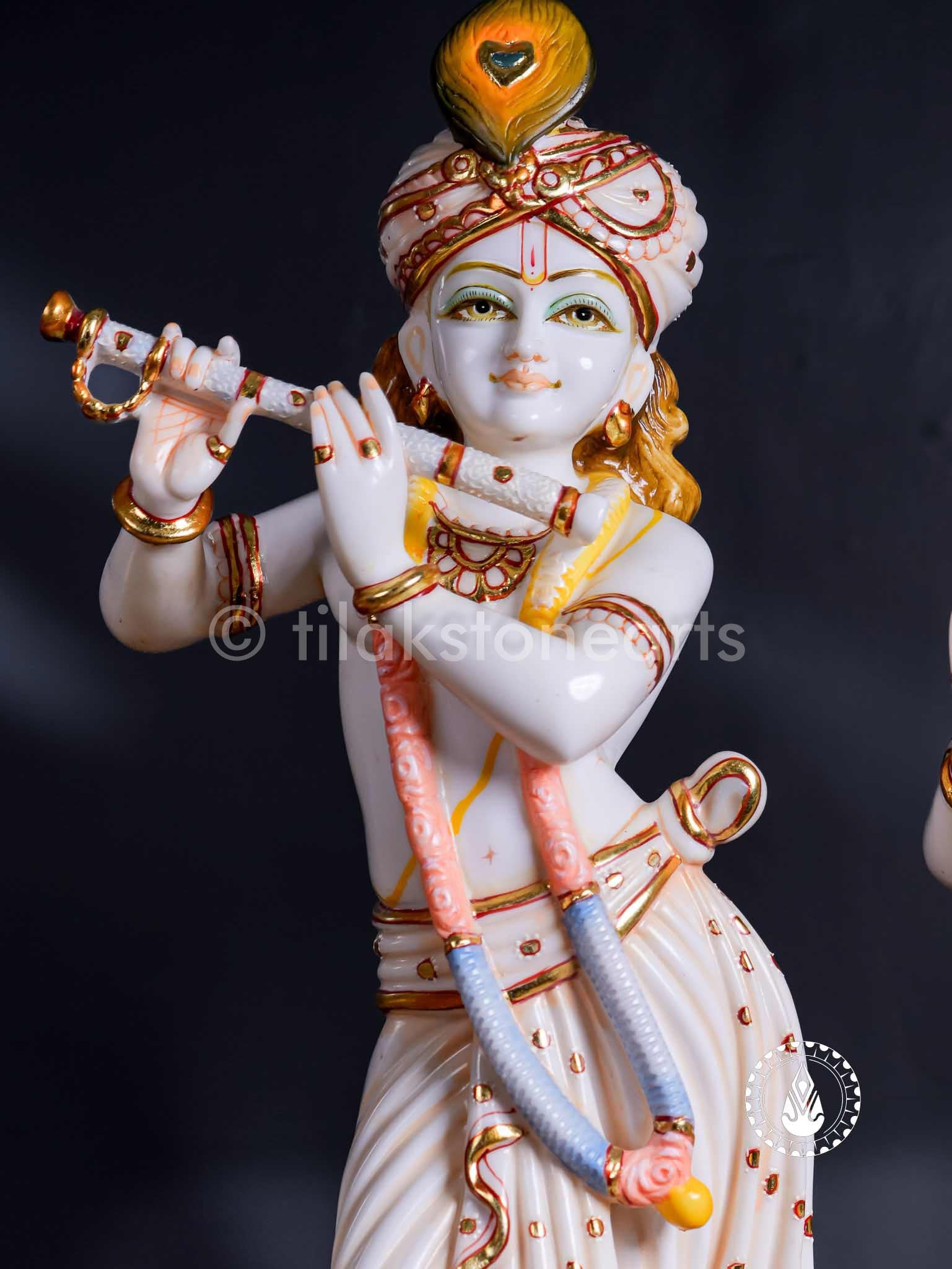 Radha Krishna 26" | Cultured Marble