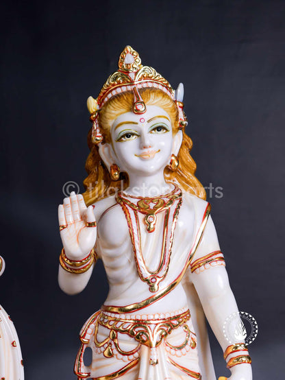 Radha Krishna 26" | Cultured Marble