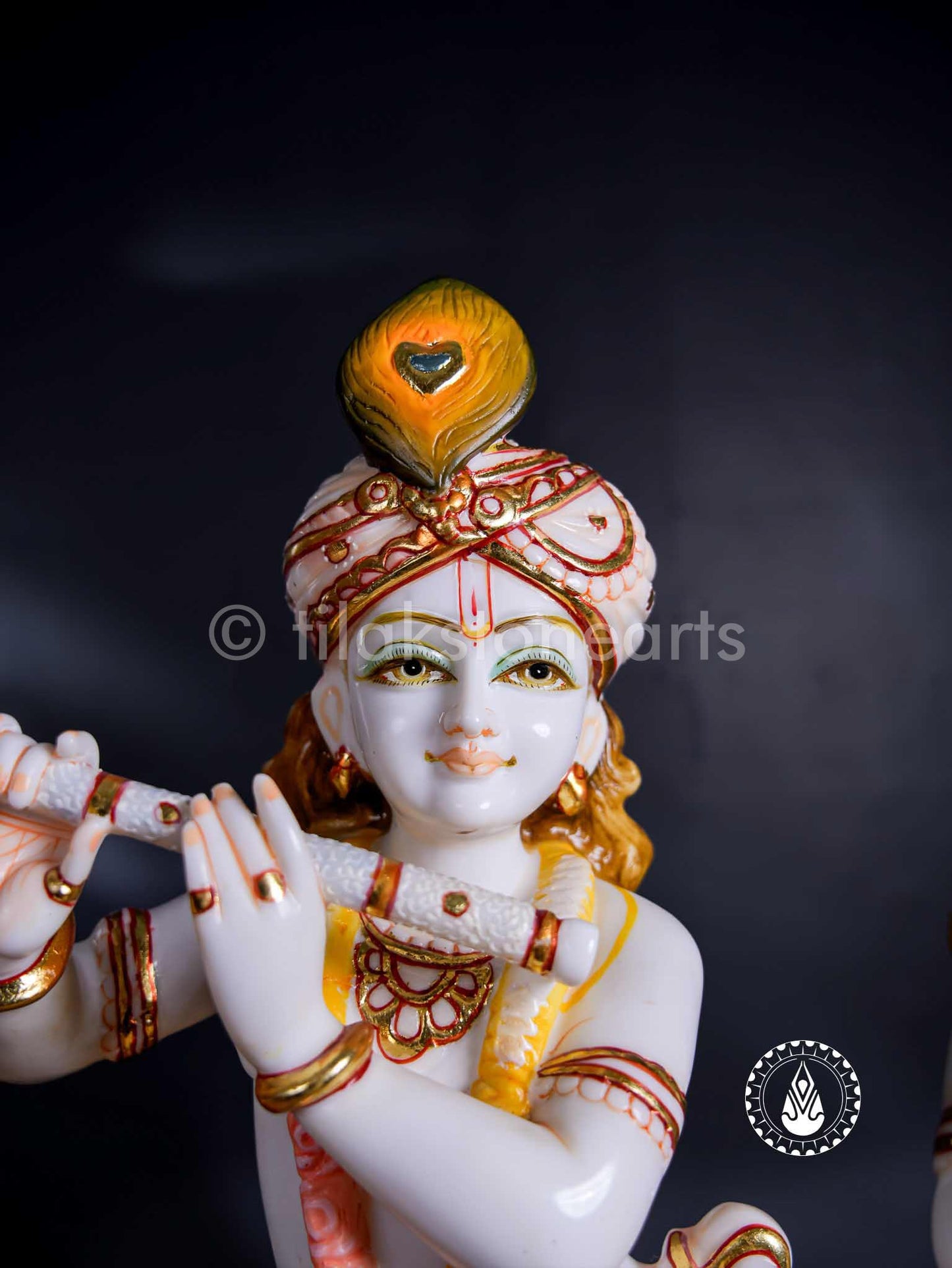 Radha Krishna 26" | Cultured Marble