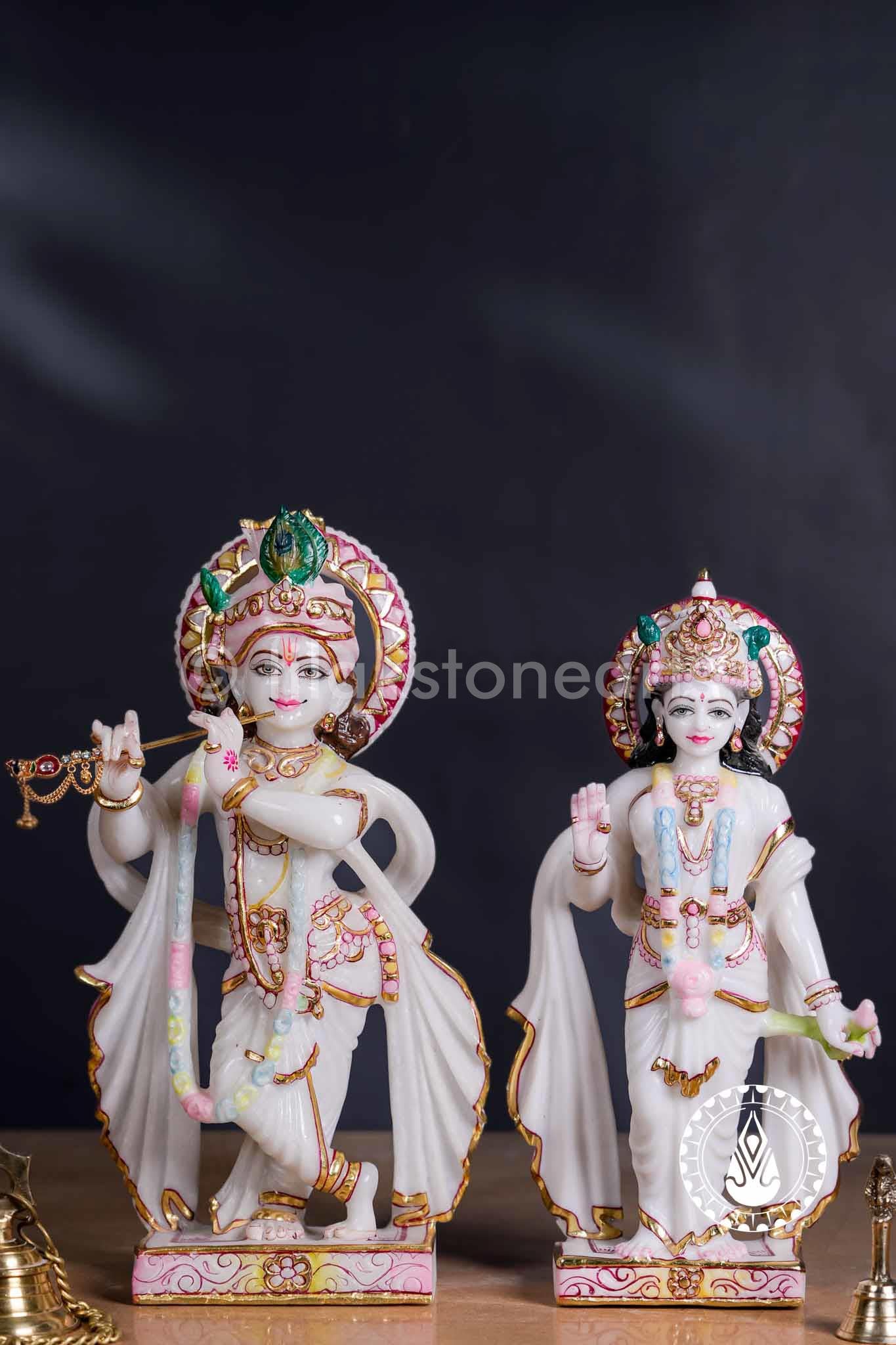 Radha Krishna 15" | Makrana Super White