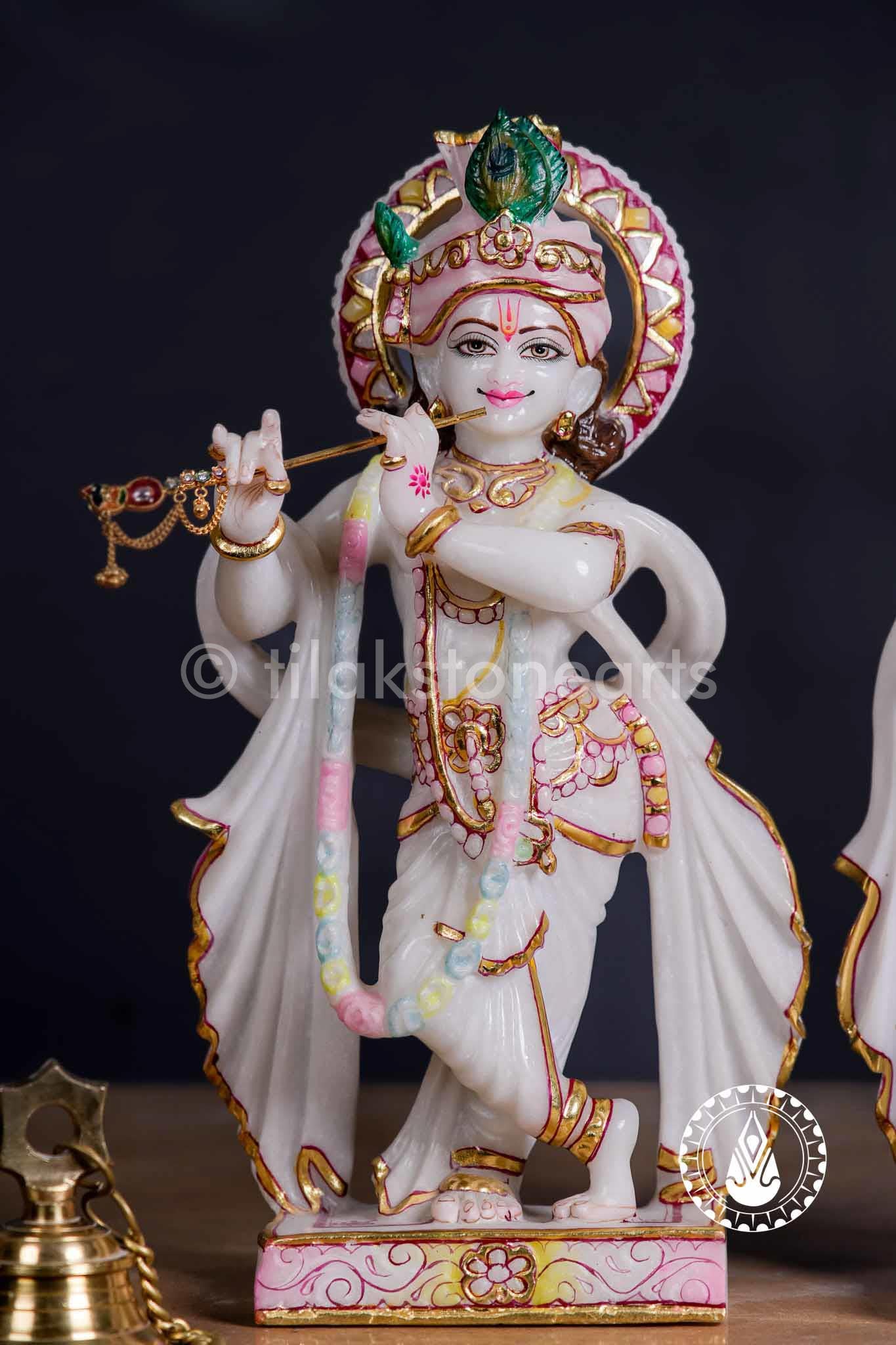Radha Krishna 15" | Makrana Super White