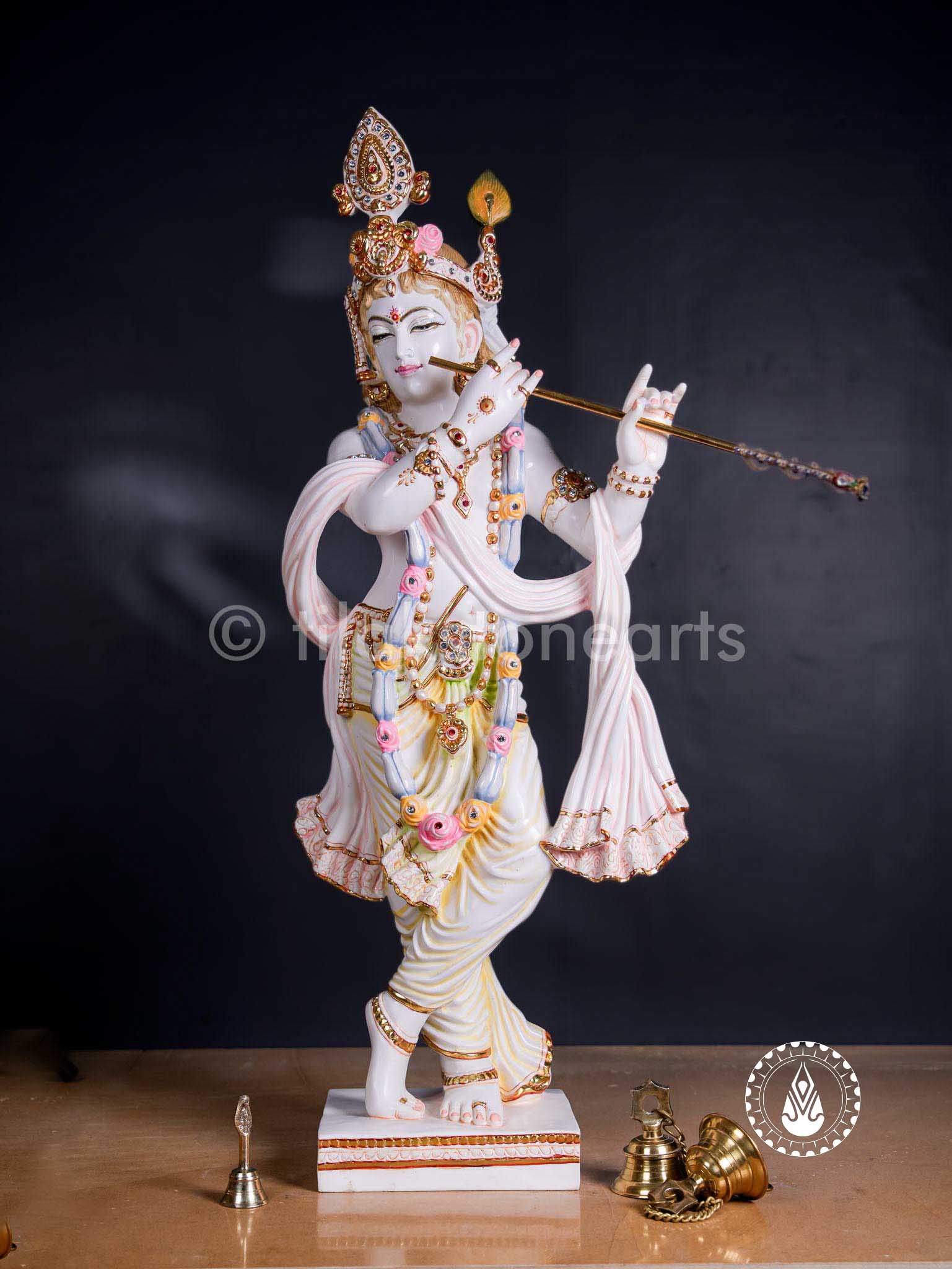 Krishna Ji 38" | Cultured Marble