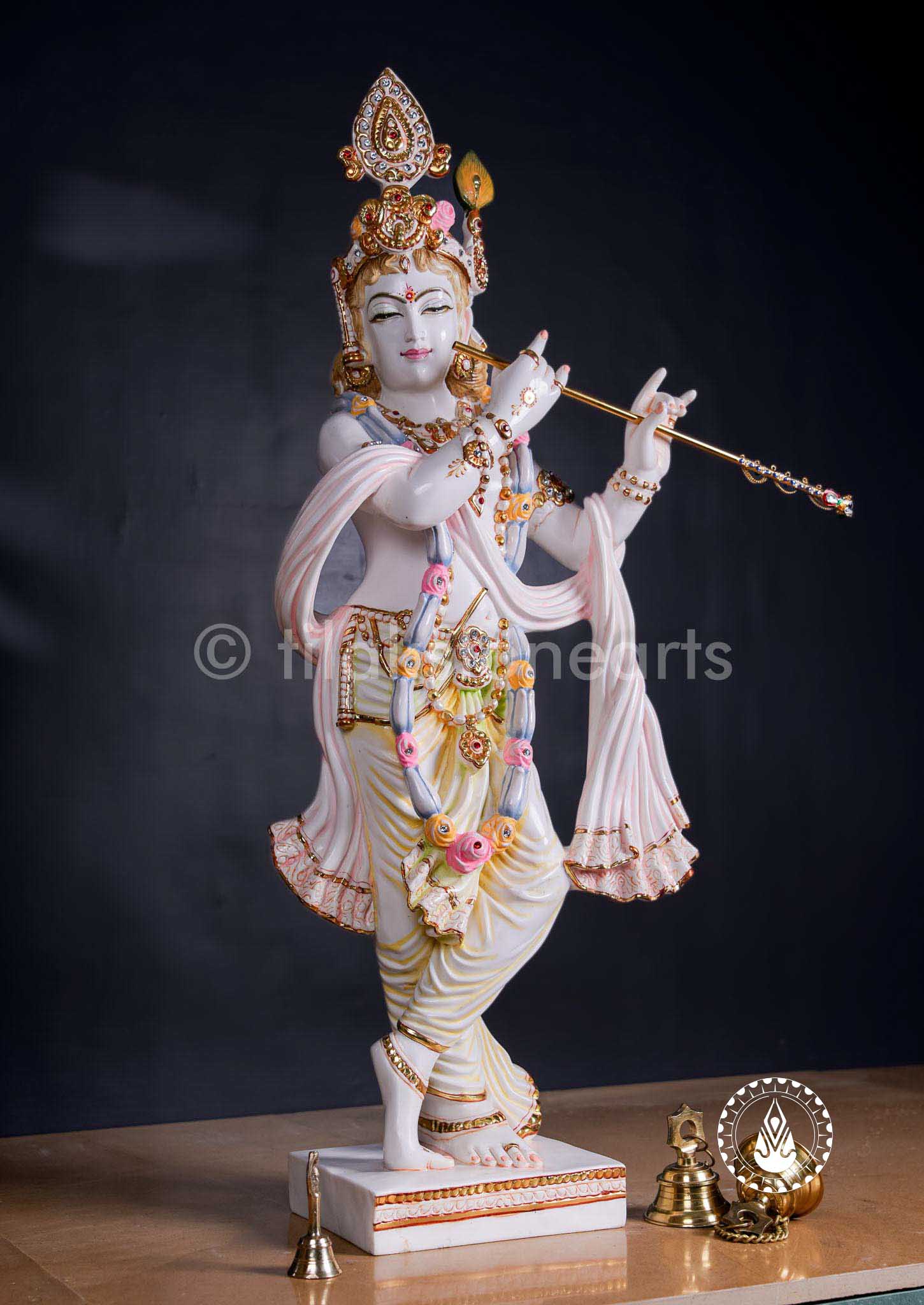 Krishna Ji 38" | Cultured Marble