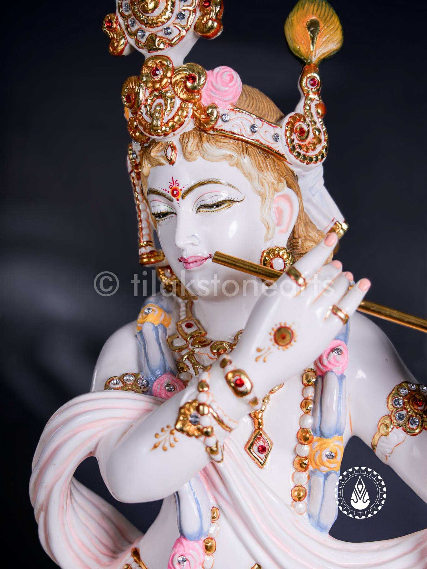 Krishna Ji 38" | Cultured Marble