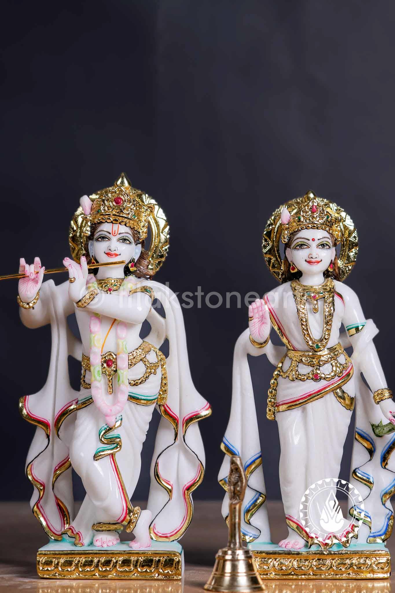 Radha Krishna 12" | Swiss White (Imported)