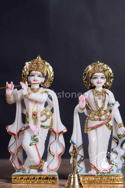 Radha Krishna 12" | Swiss White (Imported)