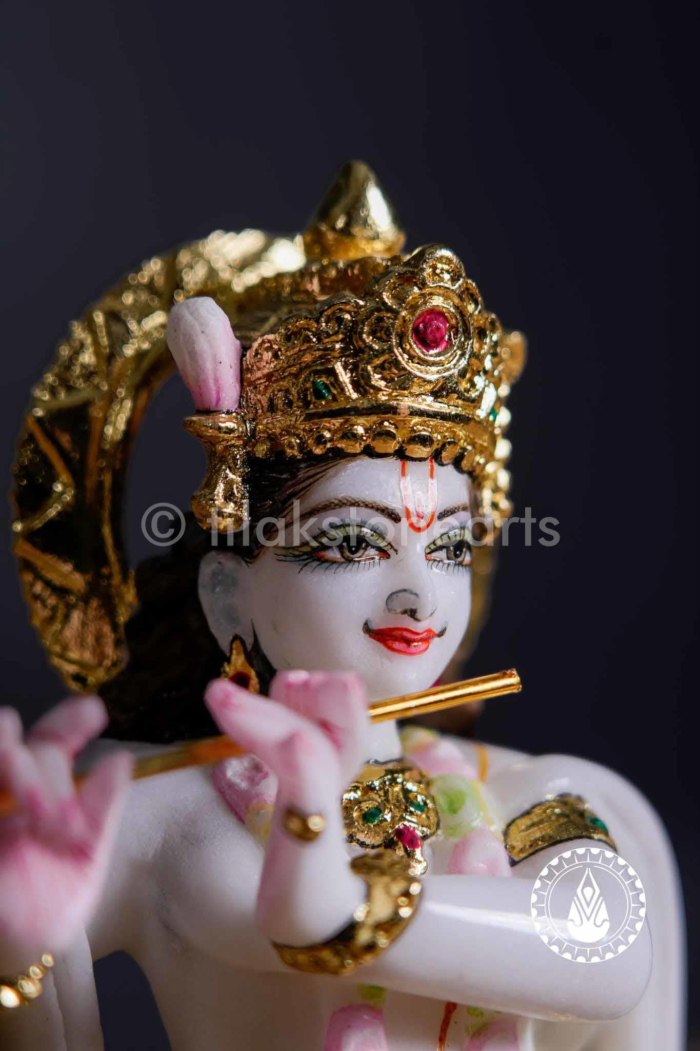 Radha Krishna 12" | Swiss White (Imported)
