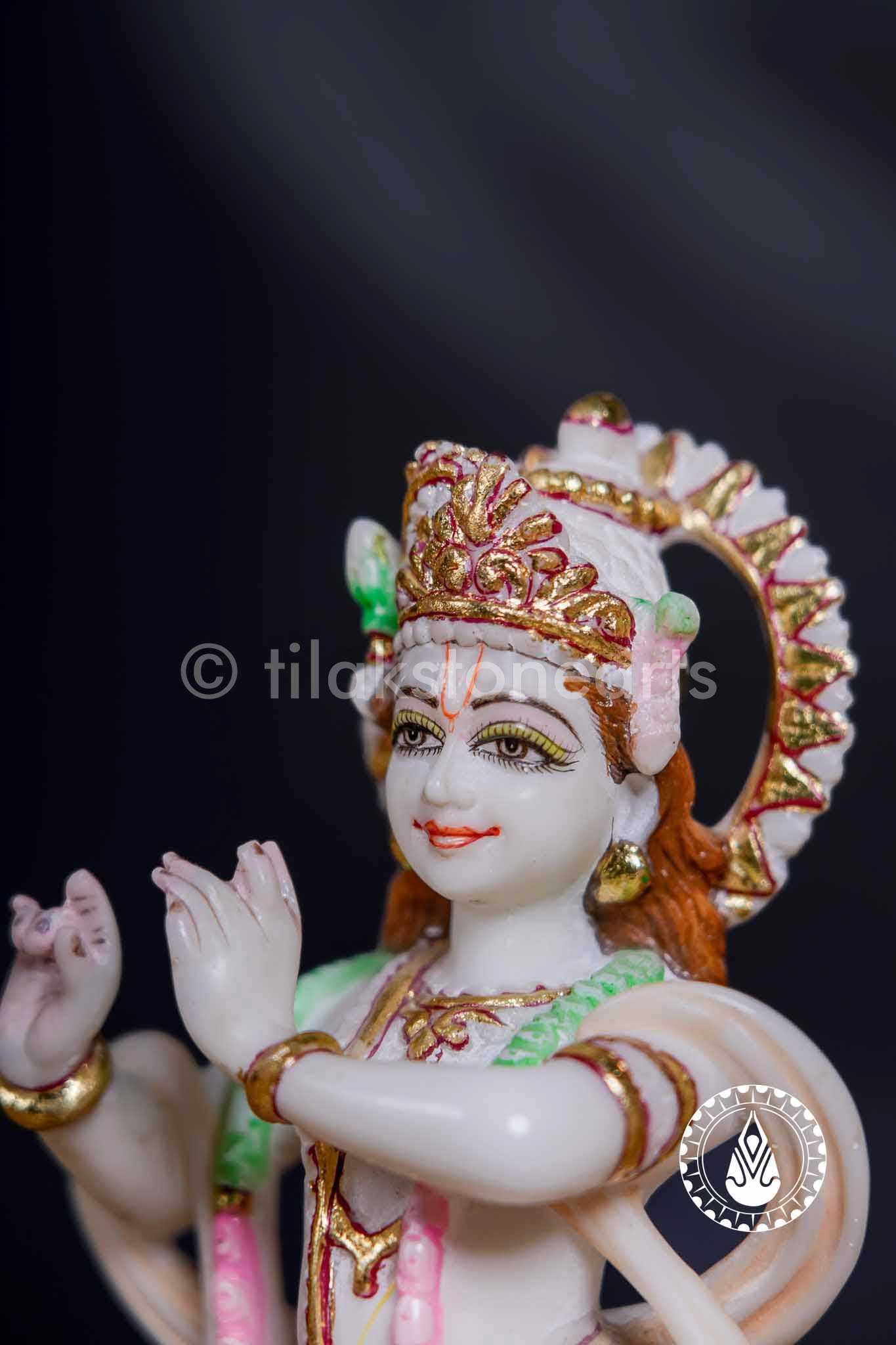 Radha Krishna 9" | Cultured Marble