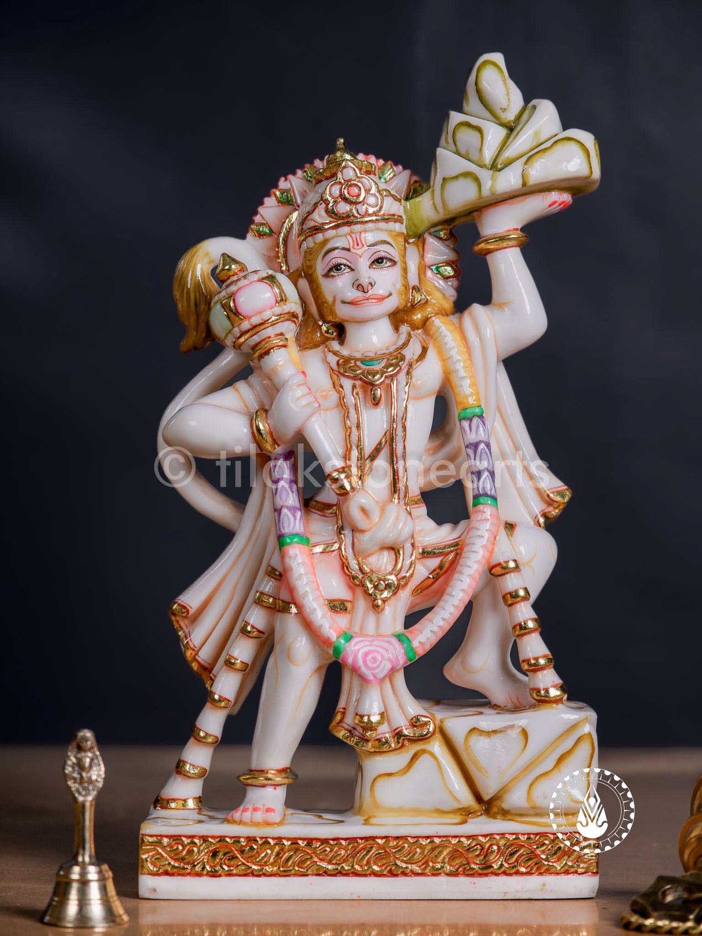 Hanuman Ji 17" | Cultured Marble