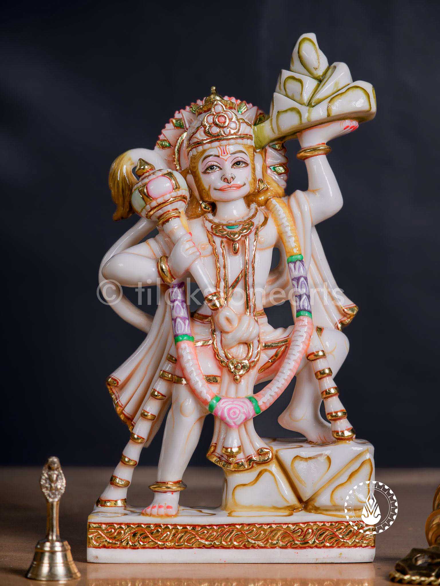 Hanuman Ji 17" | Cultured Marble