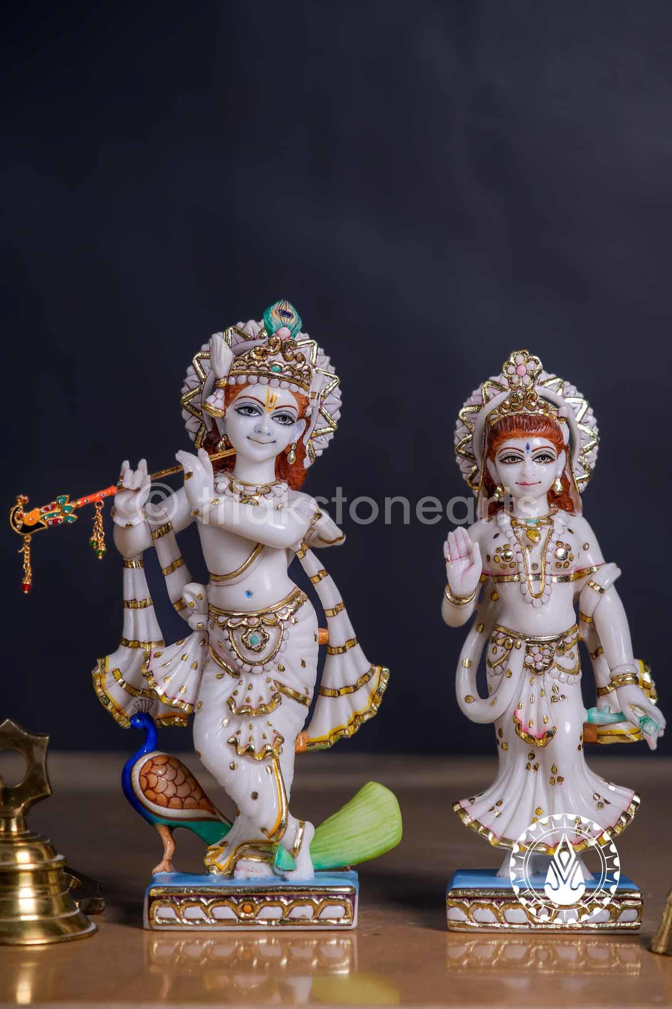 Radha Krishna 11" | Swiss White (Imported)
