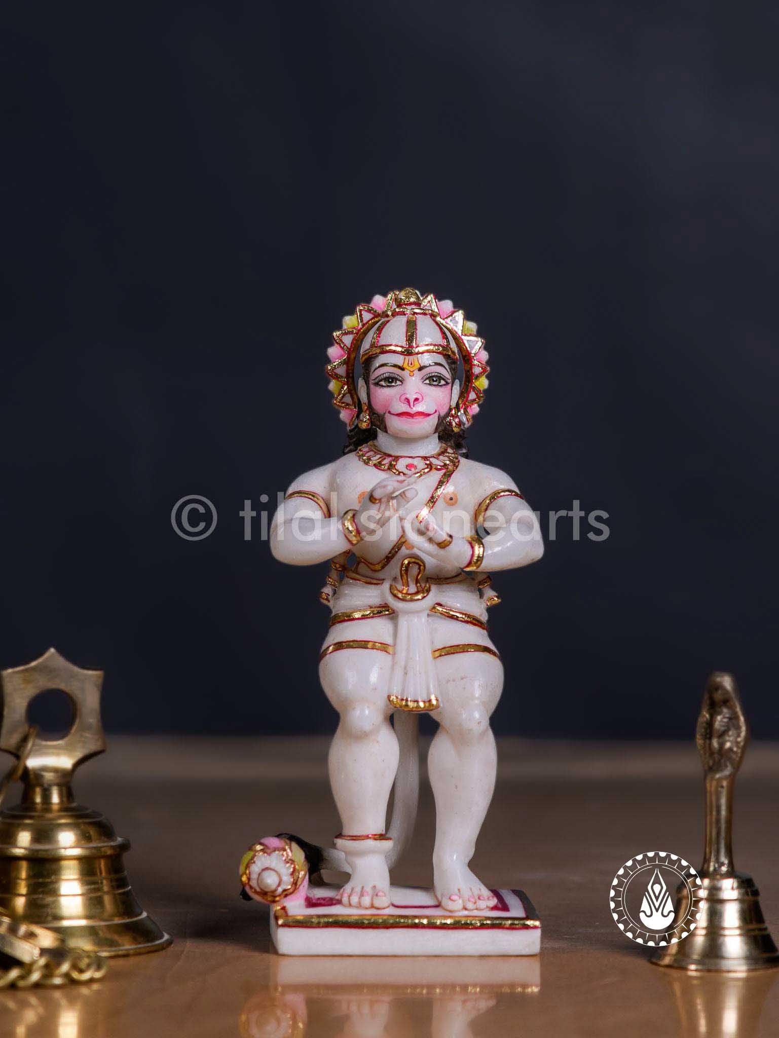 Hanuman Ji 8" | Swiss White (Imported)