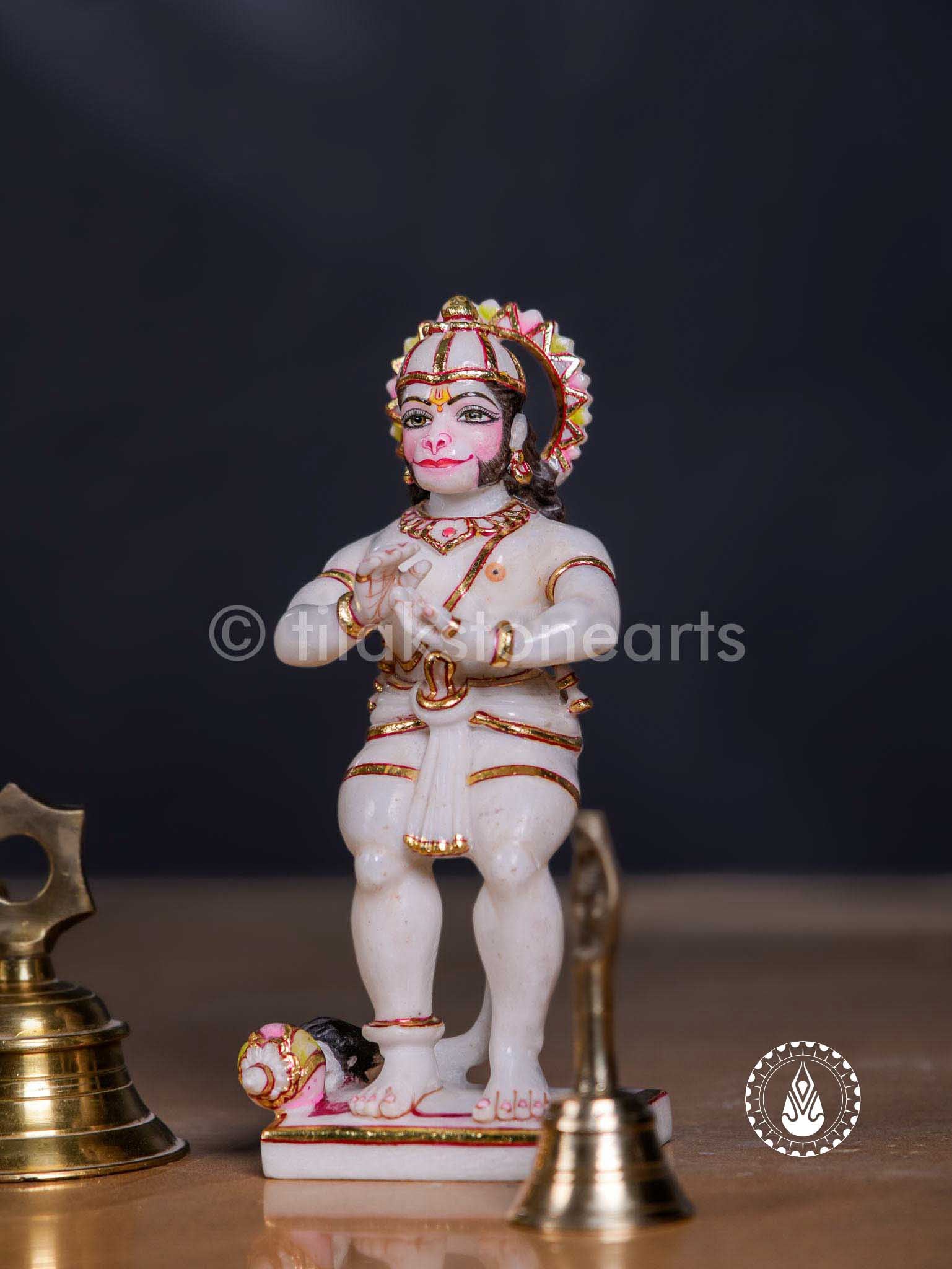 Hanuman Ji 8" | Swiss White (Imported)