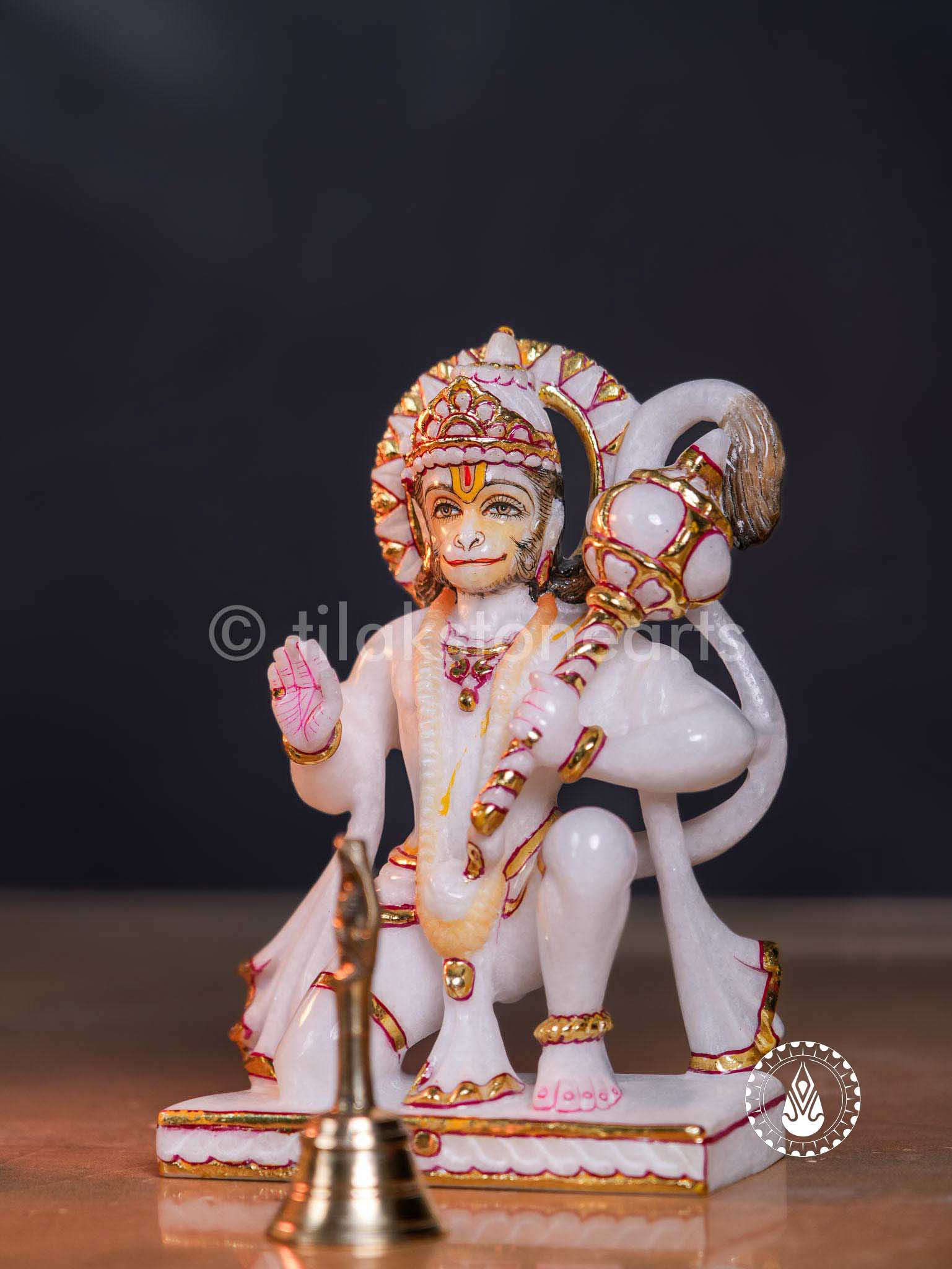 Hanuman Ji 8" | Swiss White (Imported)