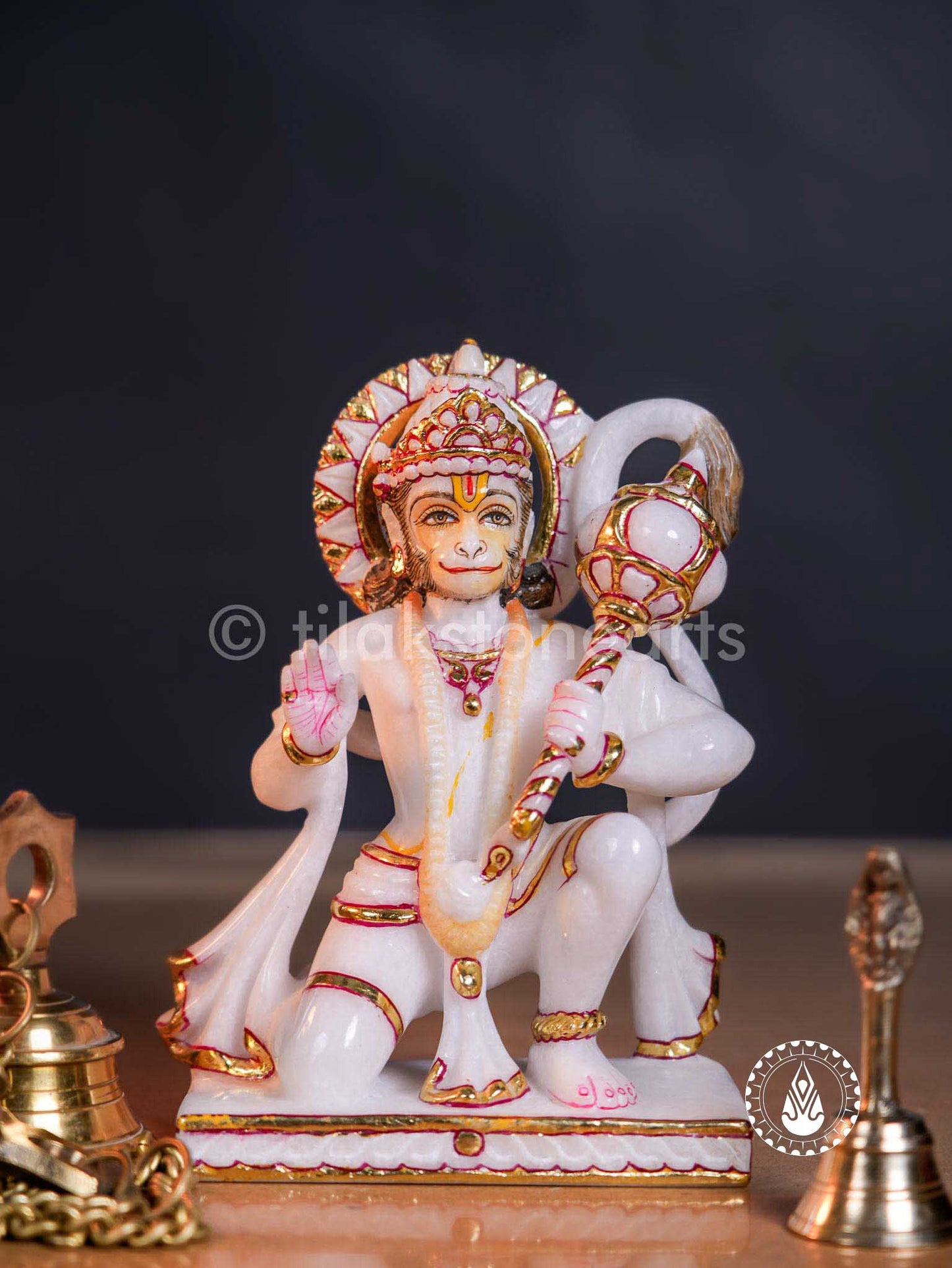 Hanuman Ji 8" | Swiss White (Imported)