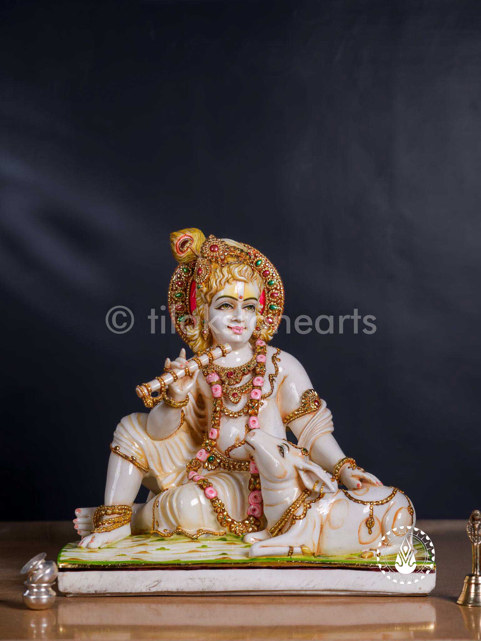Krishna Ji 15" | Cultured Marble